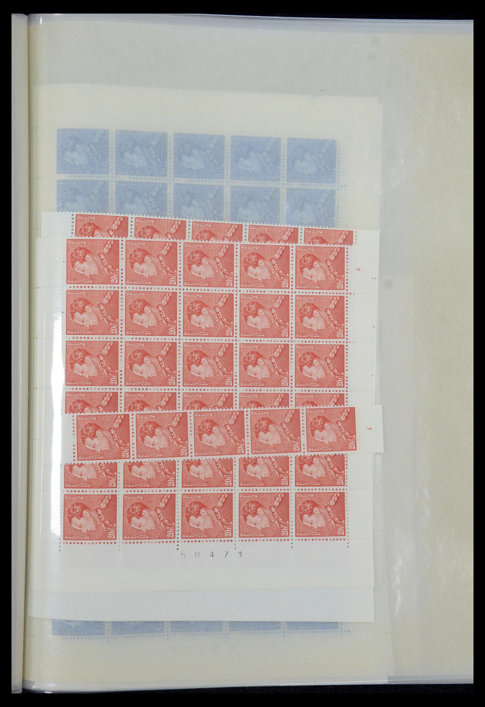 35908 093 - Postzegelverzameling 35908 België 1936-1951.