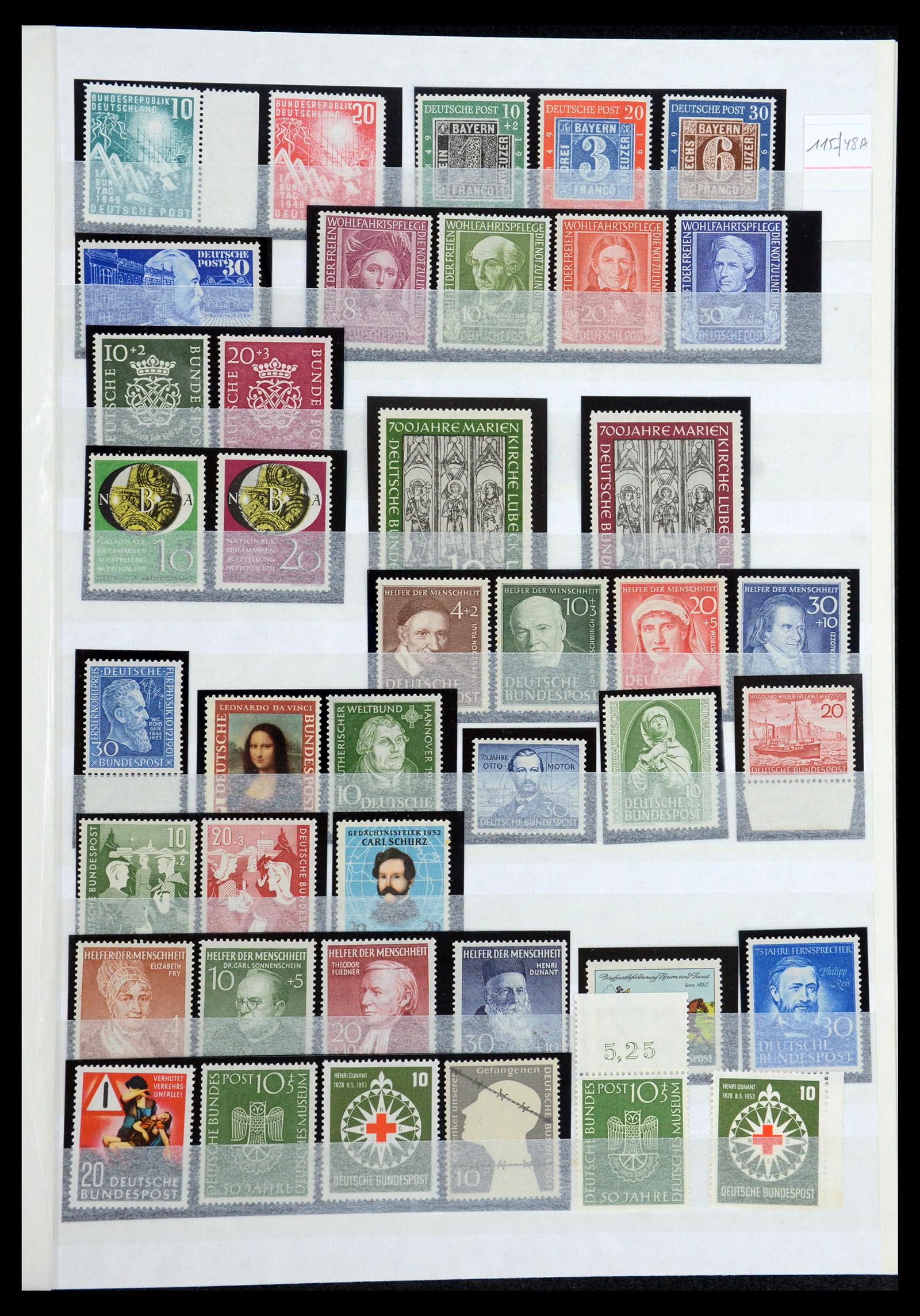 35909 001 - Stamp Collection 35909 Bundespost 1949-2000.