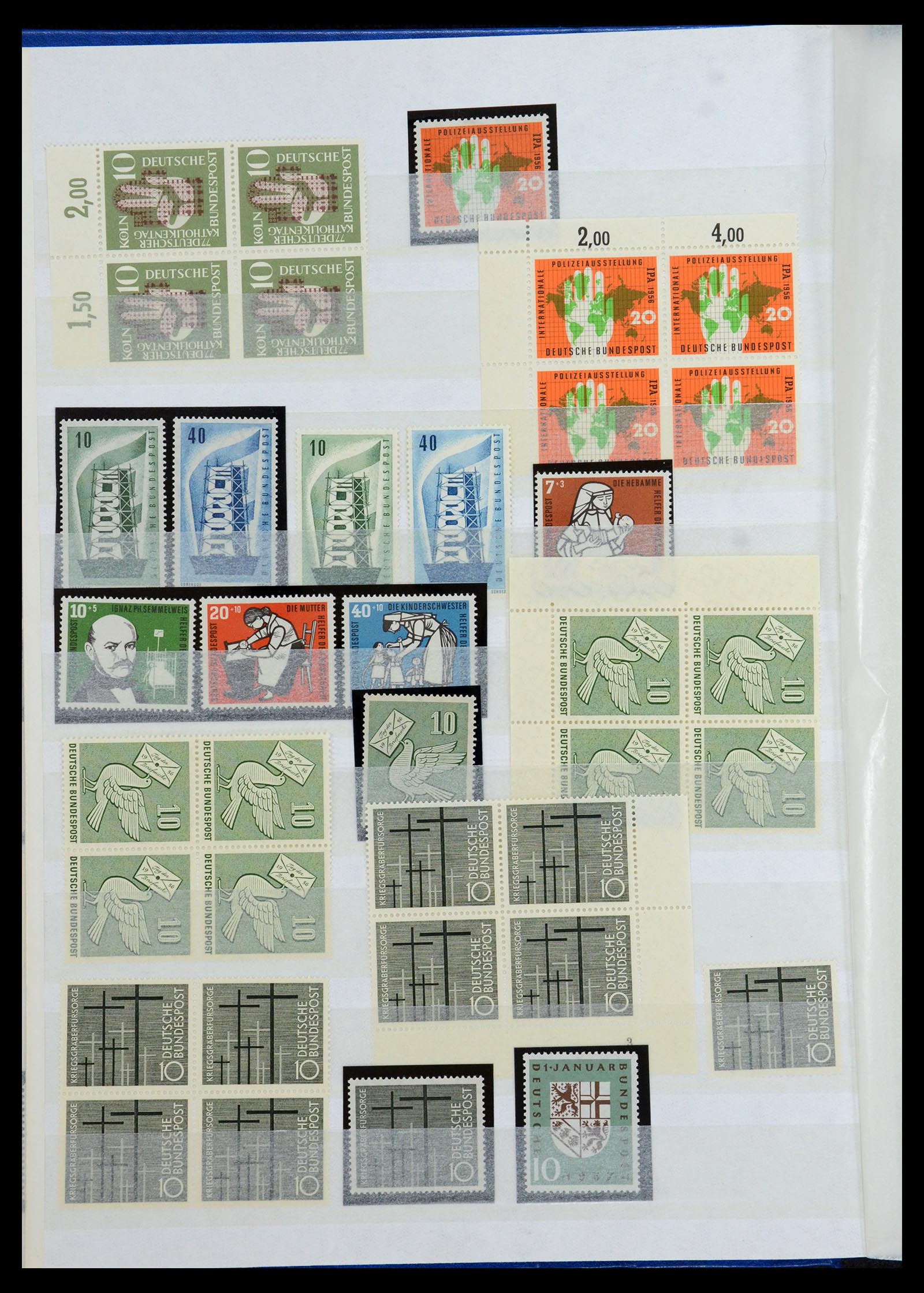 35909 006 - Postzegelverzameling 35909 Bundespost 1949-2000.