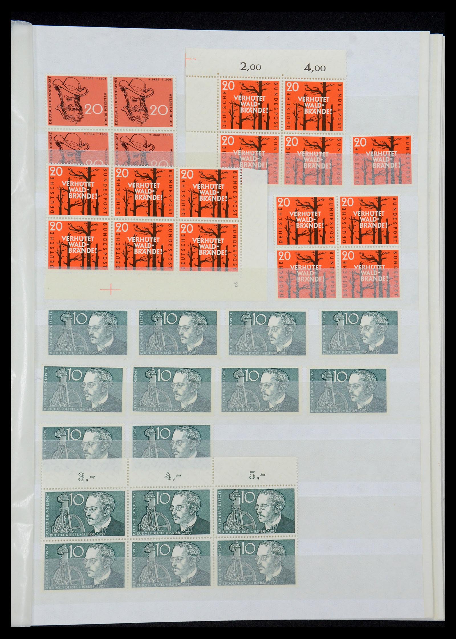 35909 013 - Postzegelverzameling 35909 Bundespost 1949-2000.
