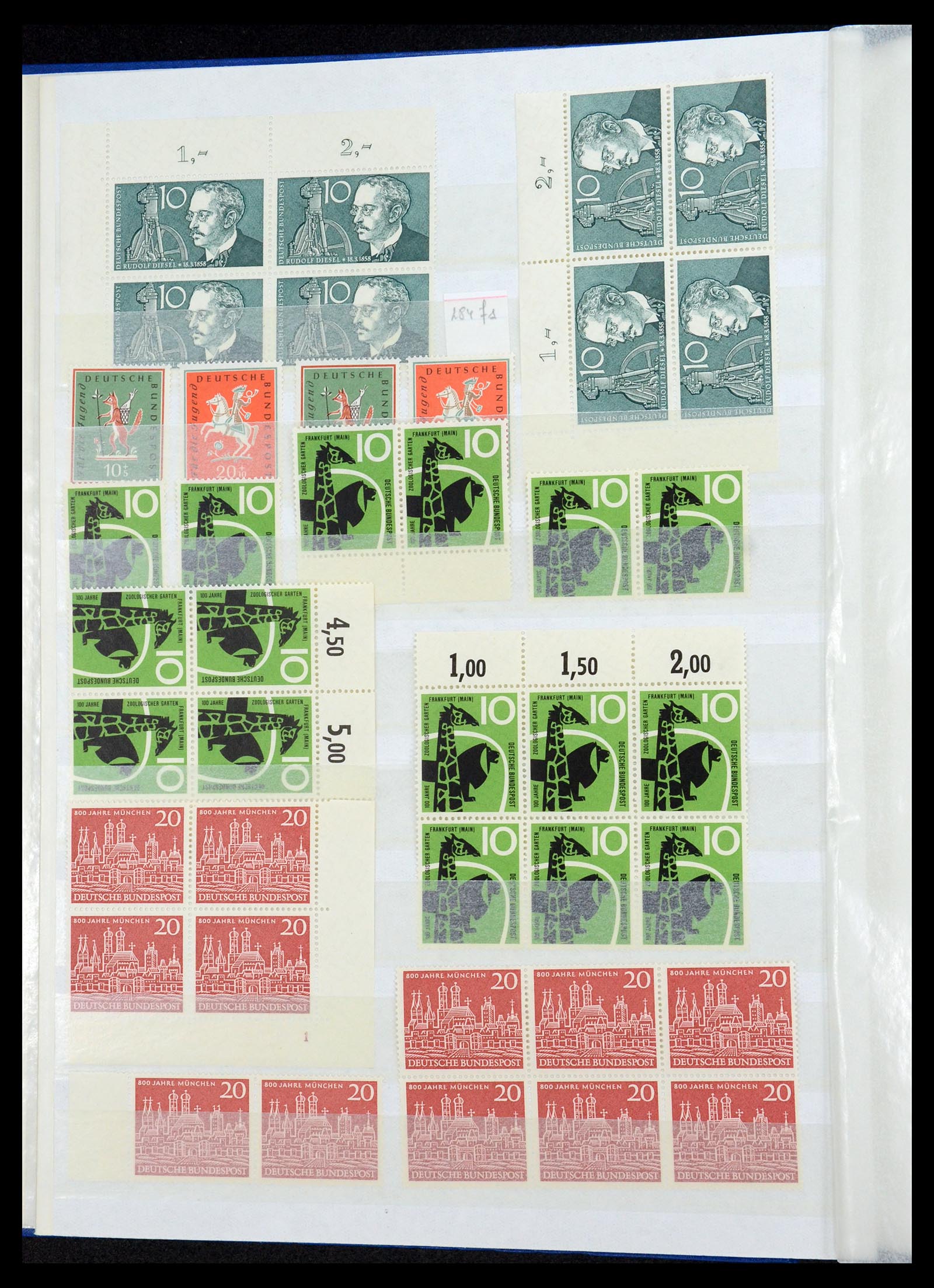35909 014 - Postzegelverzameling 35909 Bundespost 1949-2000.