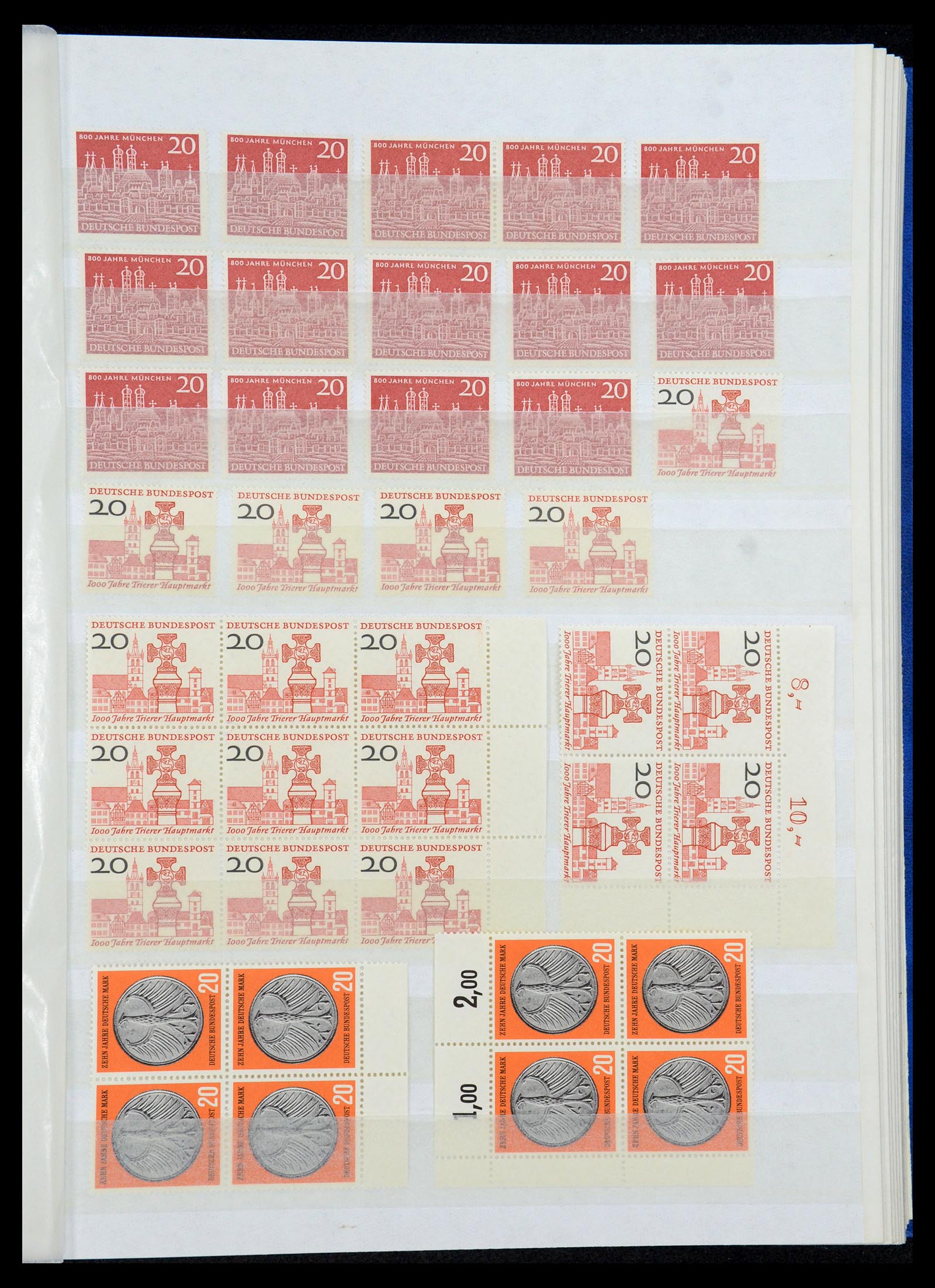 35909 015 - Postzegelverzameling 35909 Bundespost 1949-2000.