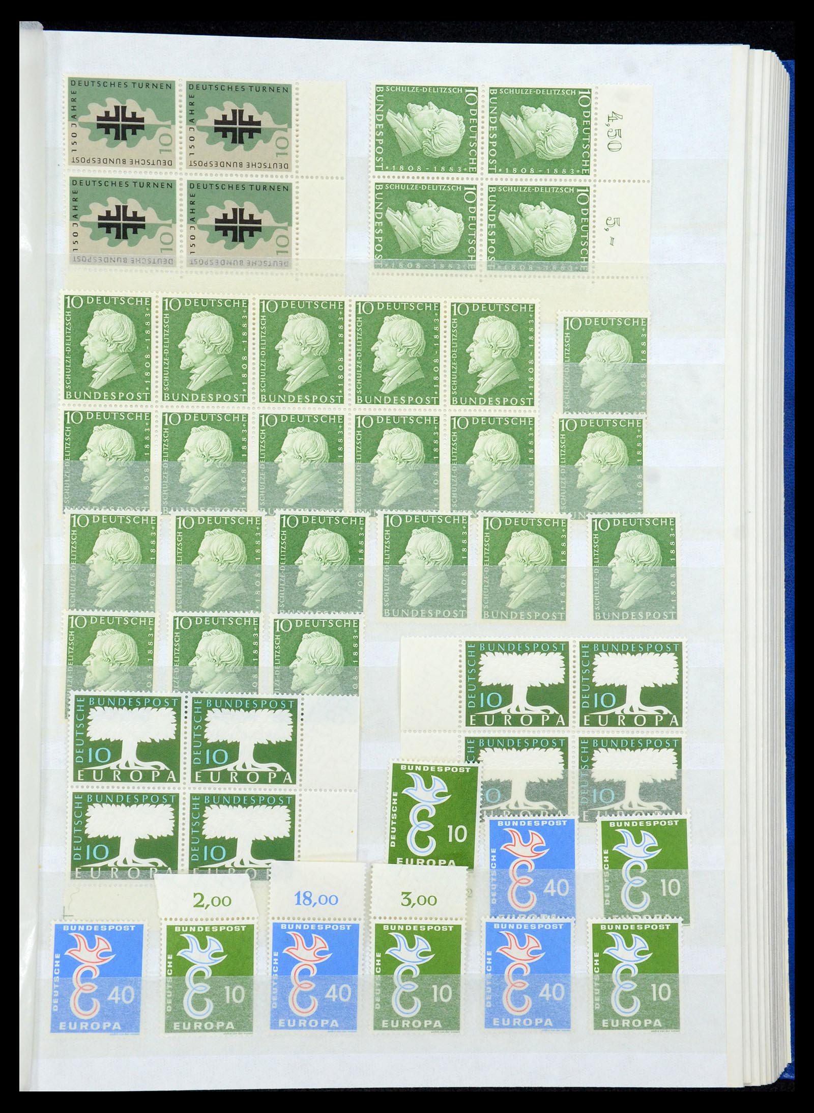 35909 017 - Postzegelverzameling 35909 Bundespost 1949-2000.