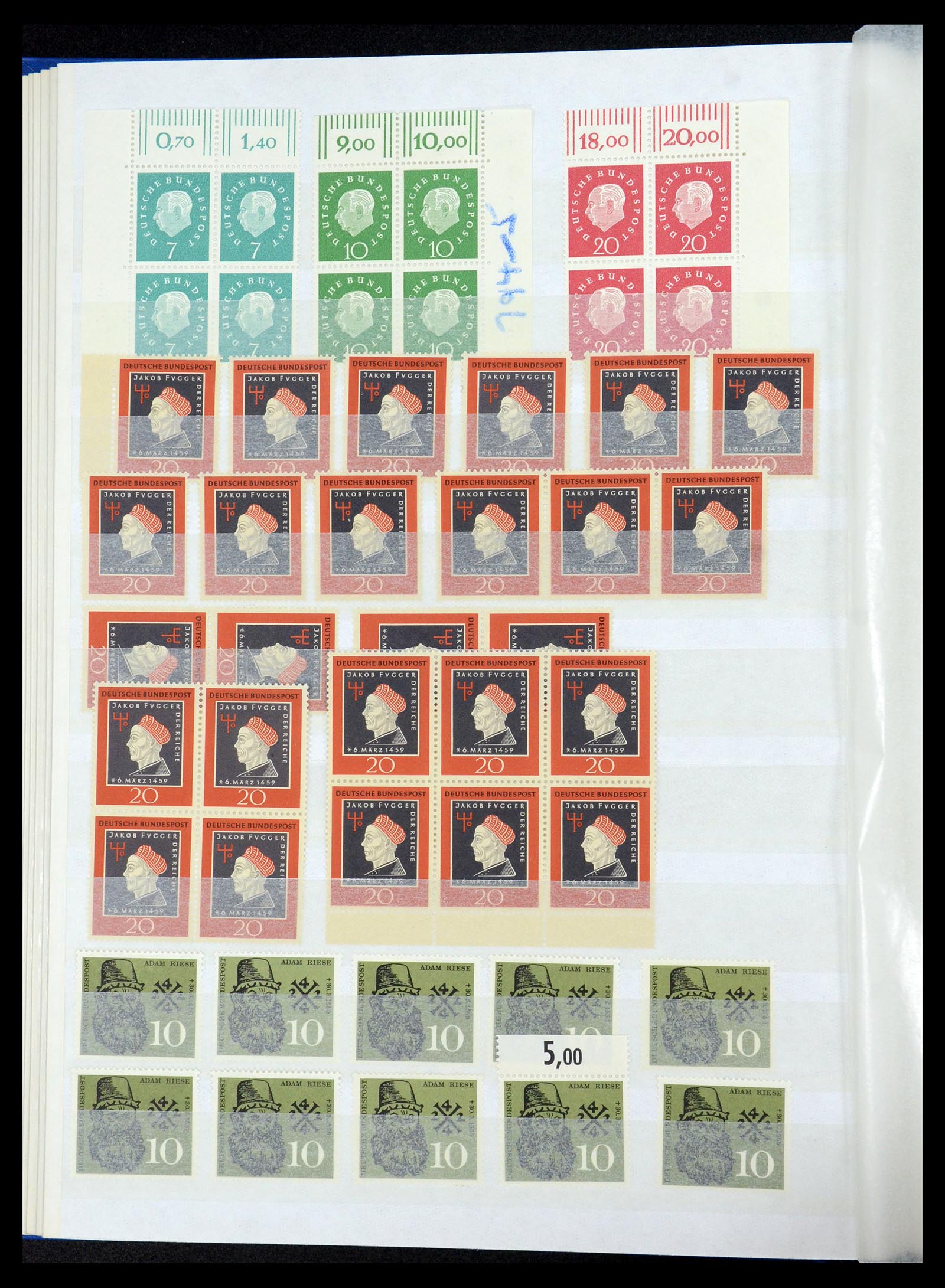 35909 020 - Postzegelverzameling 35909 Bundespost 1949-2000.