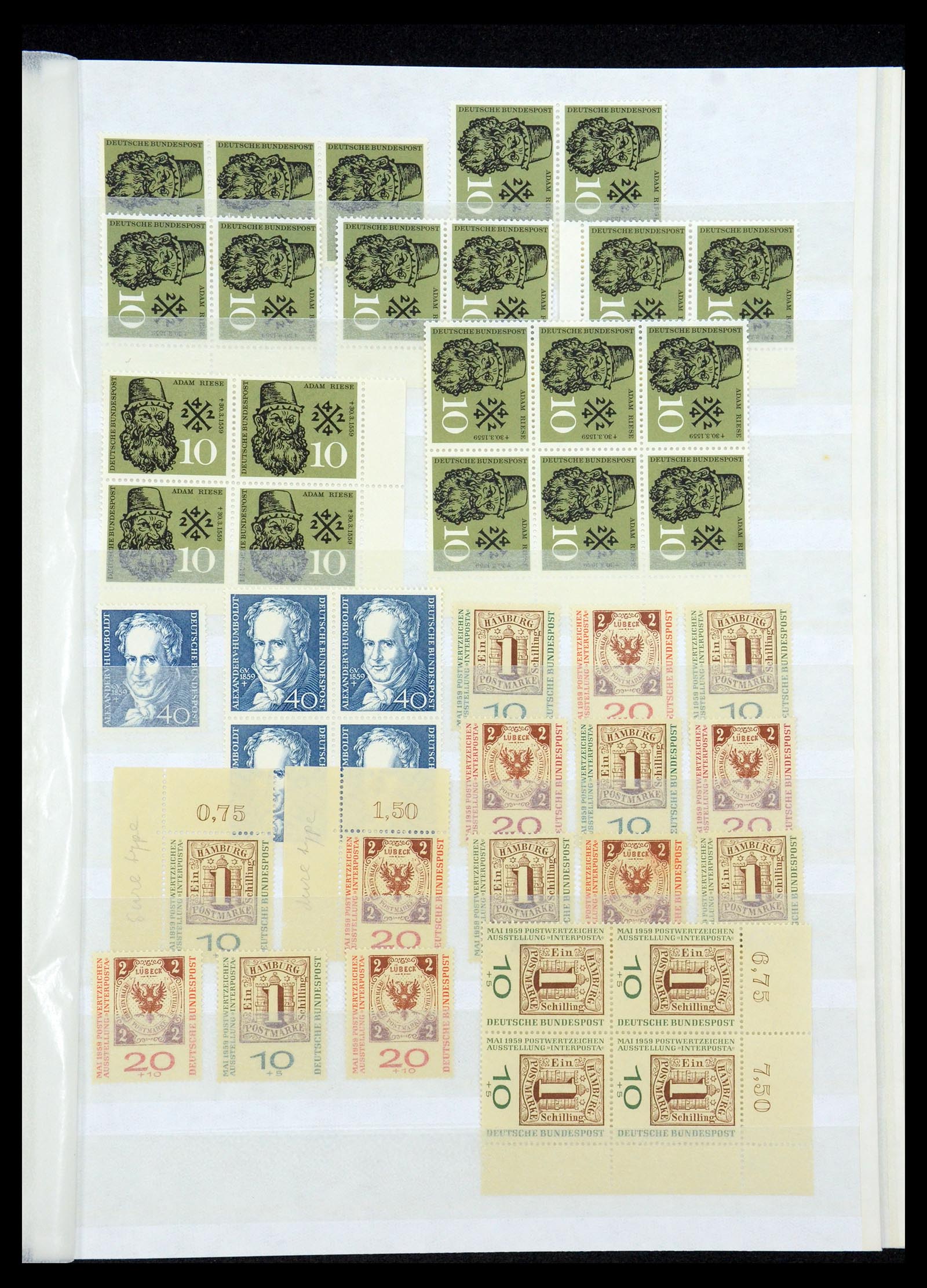 35909 021 - Postzegelverzameling 35909 Bundespost 1949-2000.
