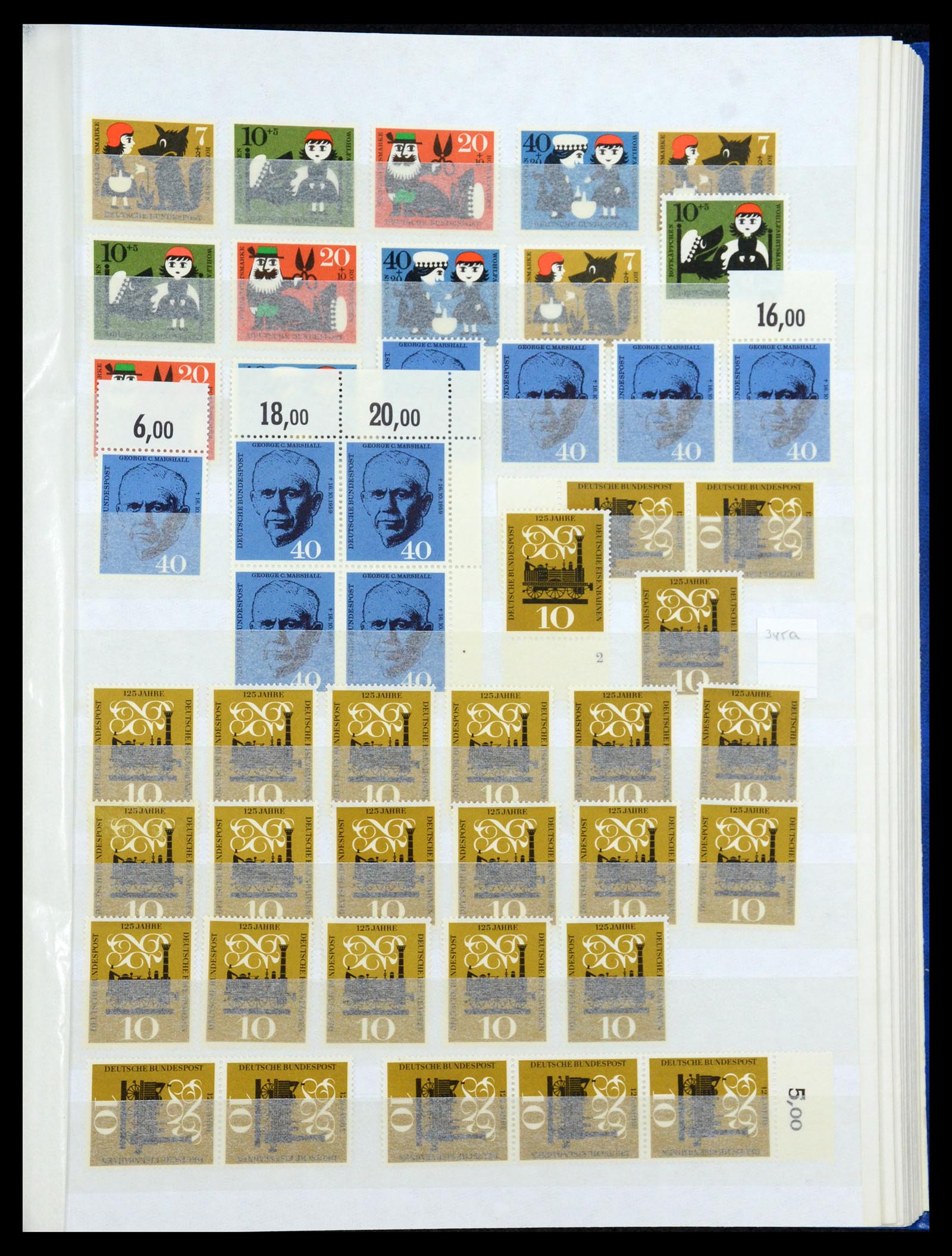 35909 033 - Postzegelverzameling 35909 Bundespost 1949-2000.