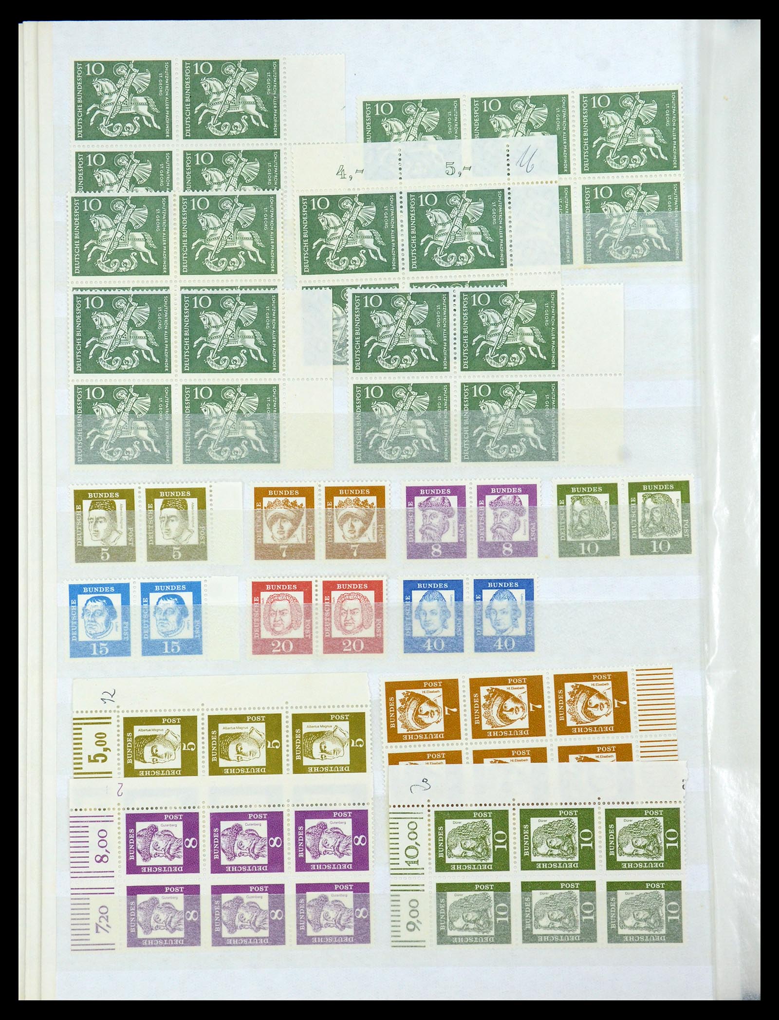 35909 036 - Postzegelverzameling 35909 Bundespost 1949-2000.