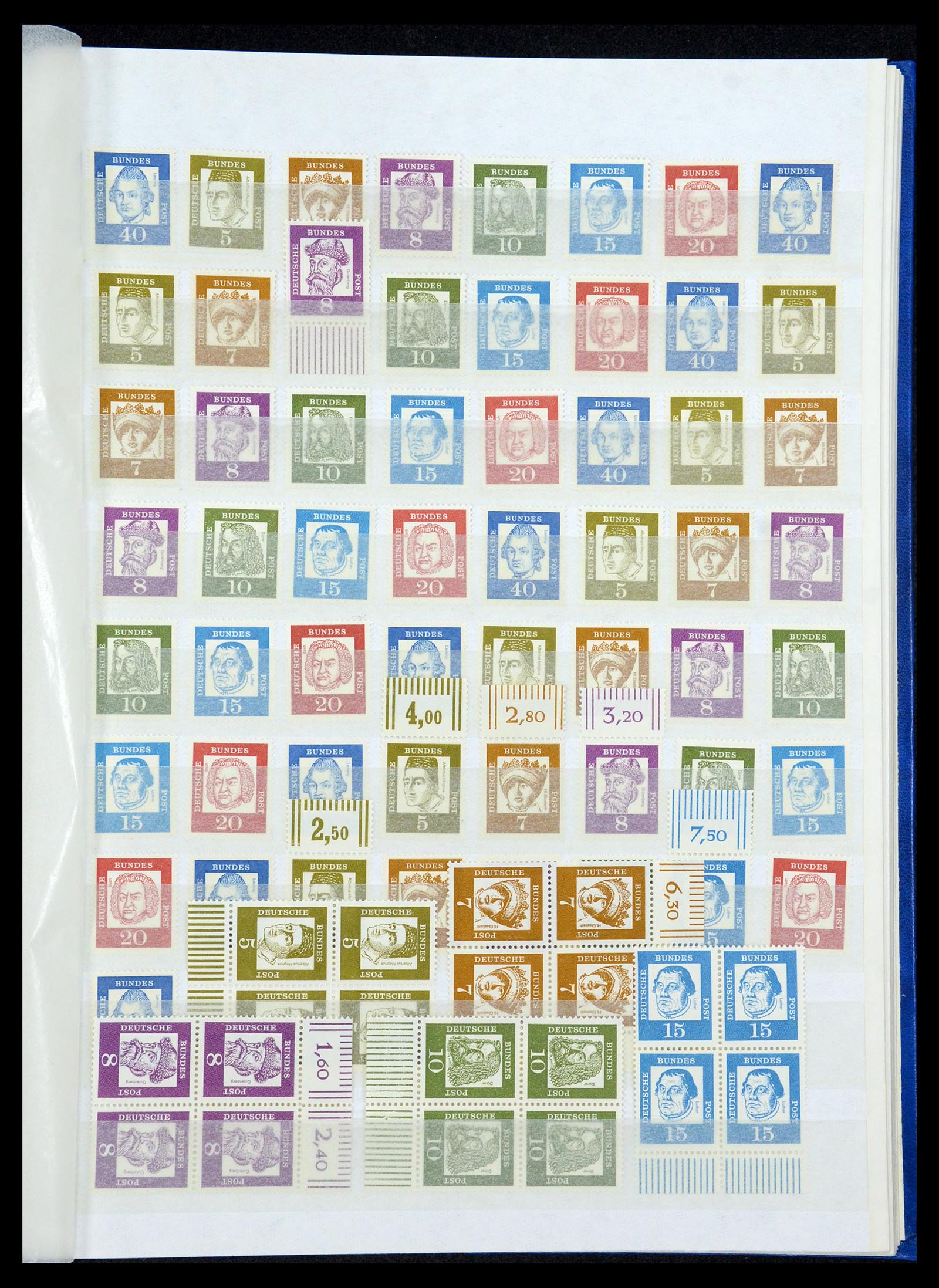 35909 039 - Postzegelverzameling 35909 Bundespost 1949-2000.