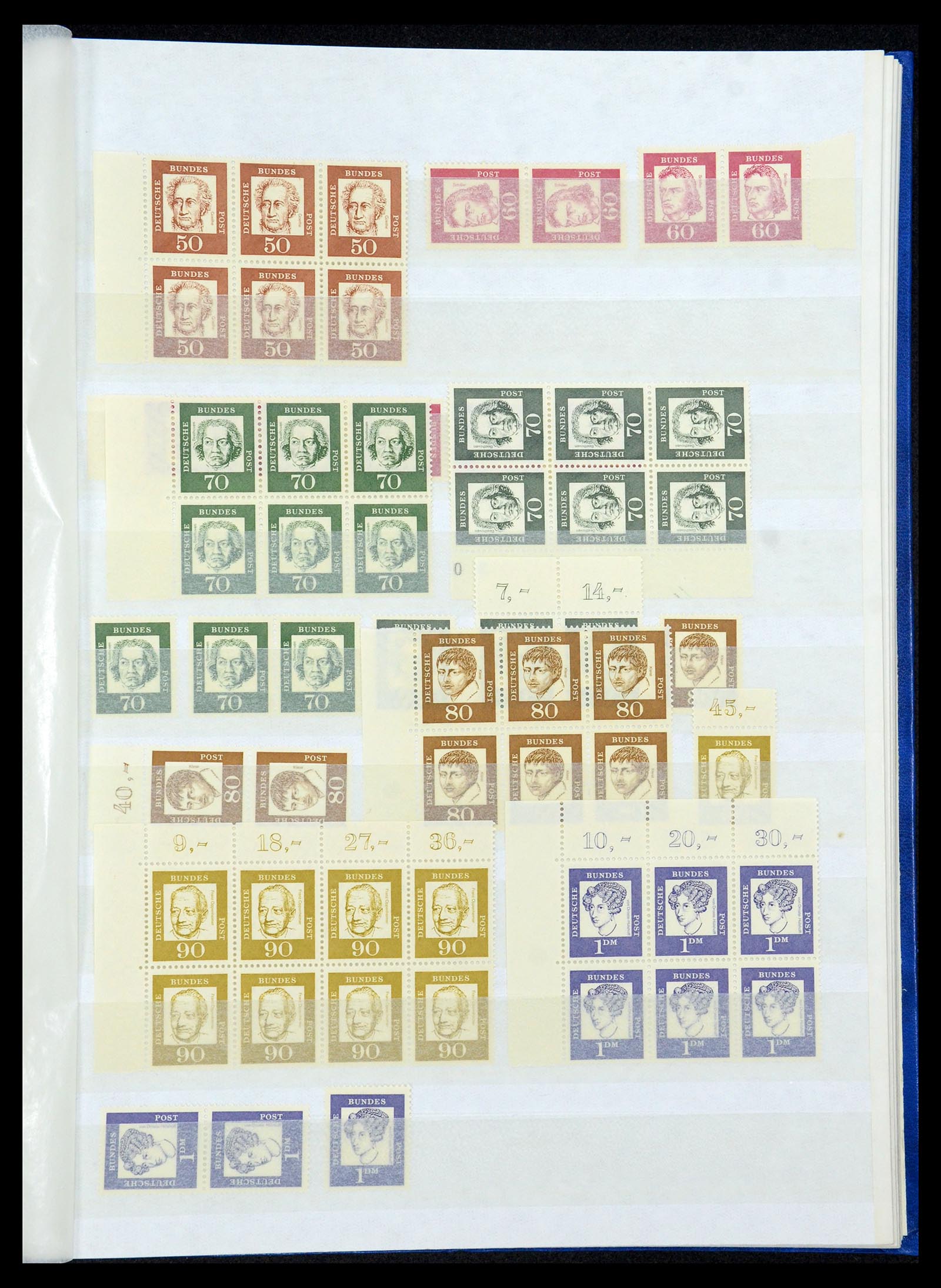 35909 041 - Postzegelverzameling 35909 Bundespost 1949-2000.