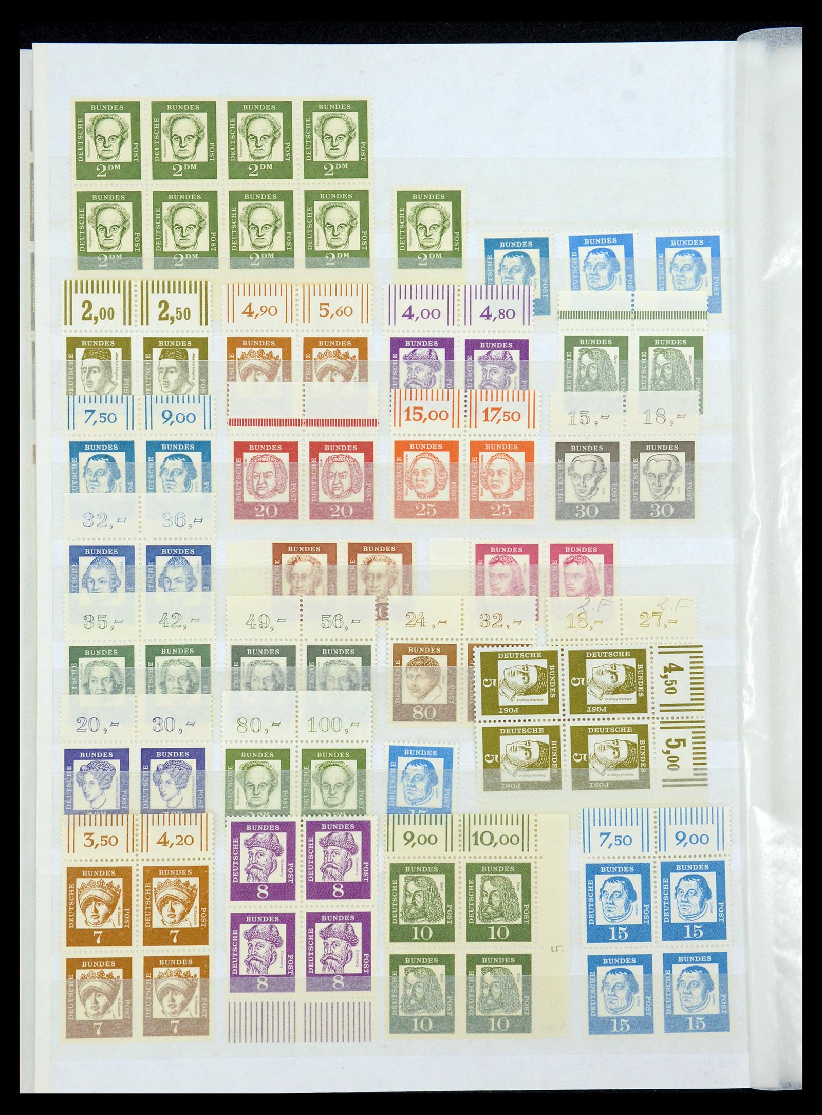35909 042 - Postzegelverzameling 35909 Bundespost 1949-2000.
