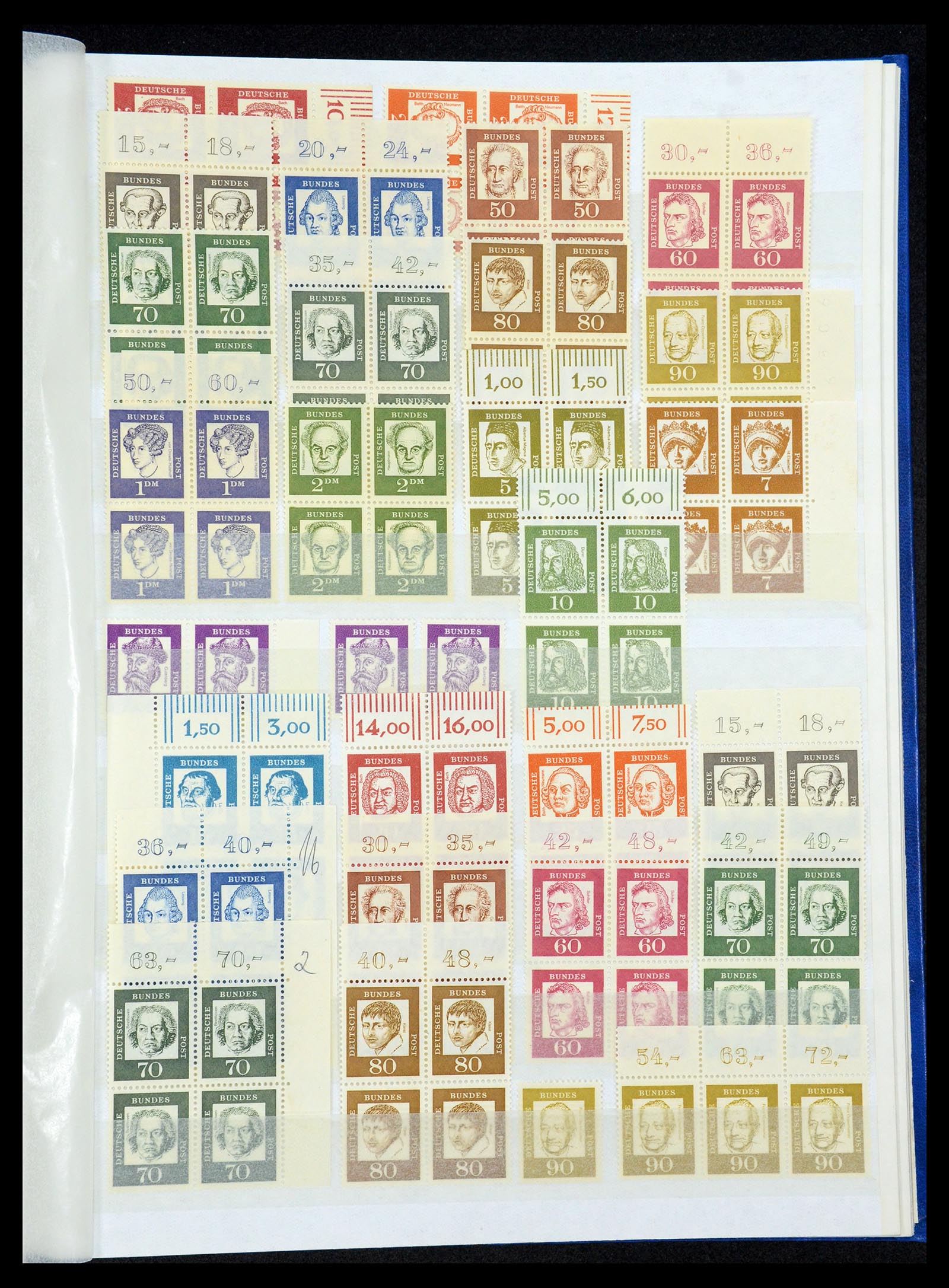 35909 043 - Postzegelverzameling 35909 Bundespost 1949-2000.