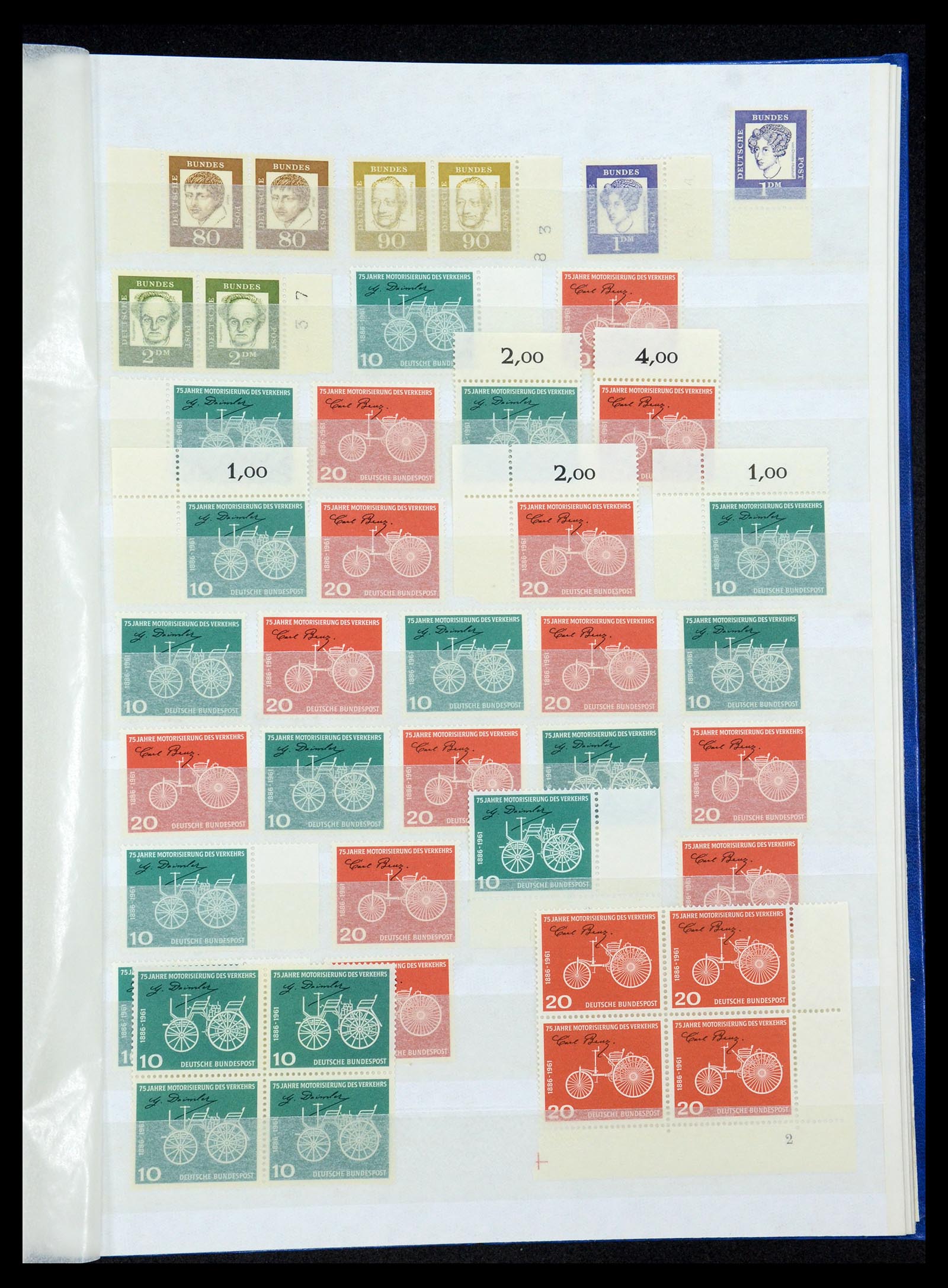 35909 044 - Postzegelverzameling 35909 Bundespost 1949-2000.