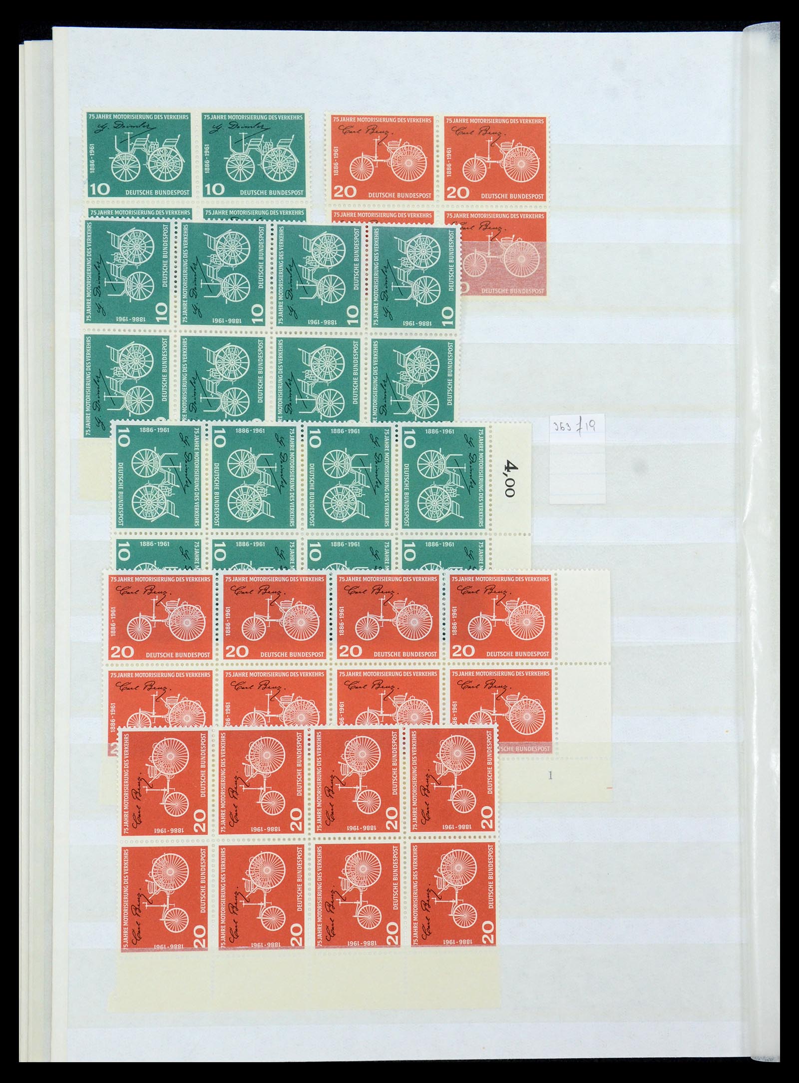 35909 046 - Postzegelverzameling 35909 Bundespost 1949-2000.