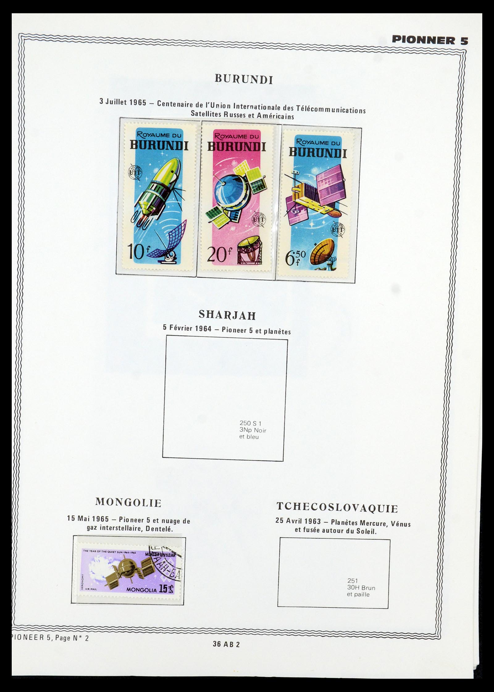 35910 0047 - Stamp Collection 35910 Aerospace 1957-1993.