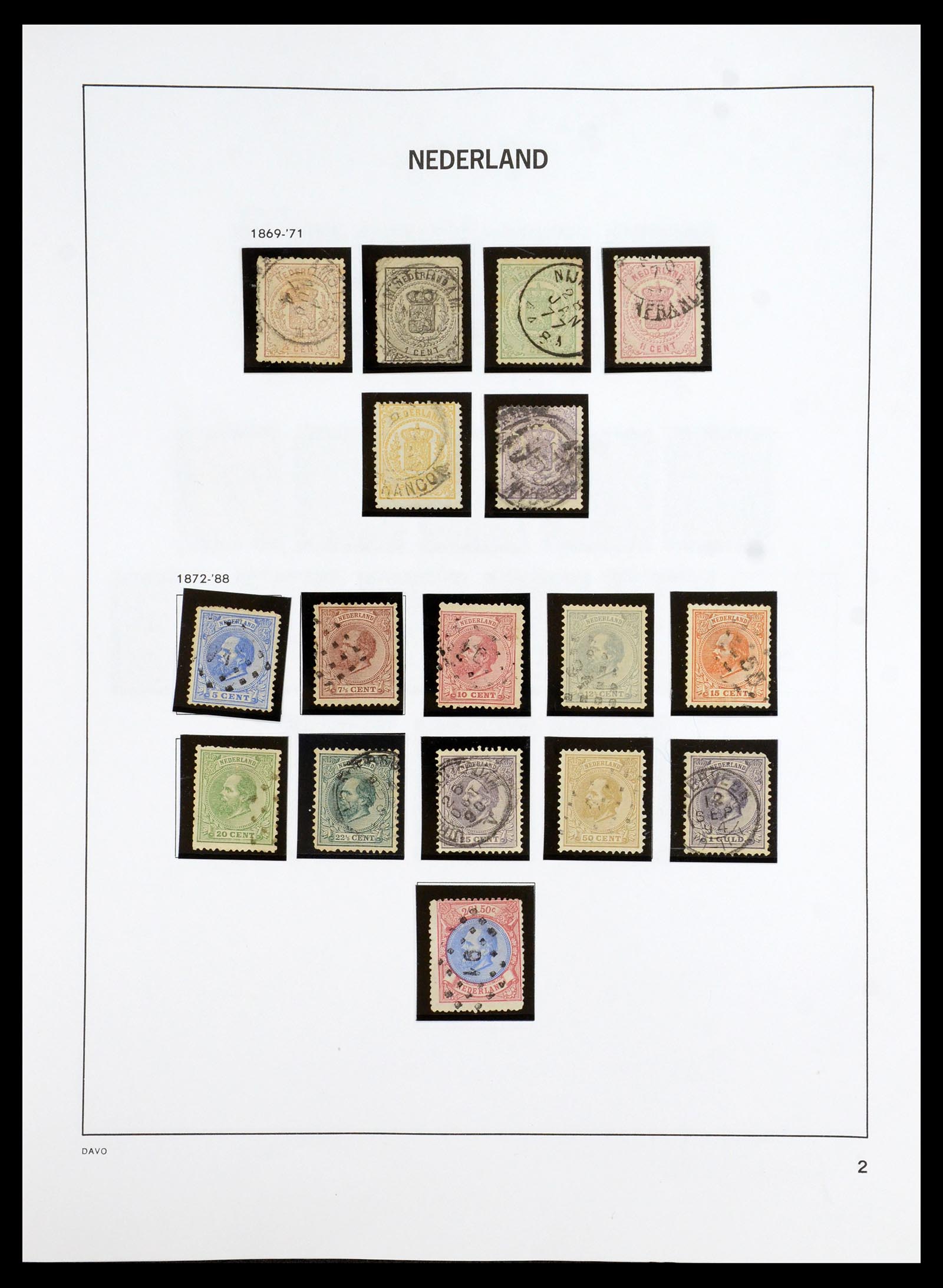 35911 002 - Postzegelverzameling 35911 Nederland 1852-1989.
