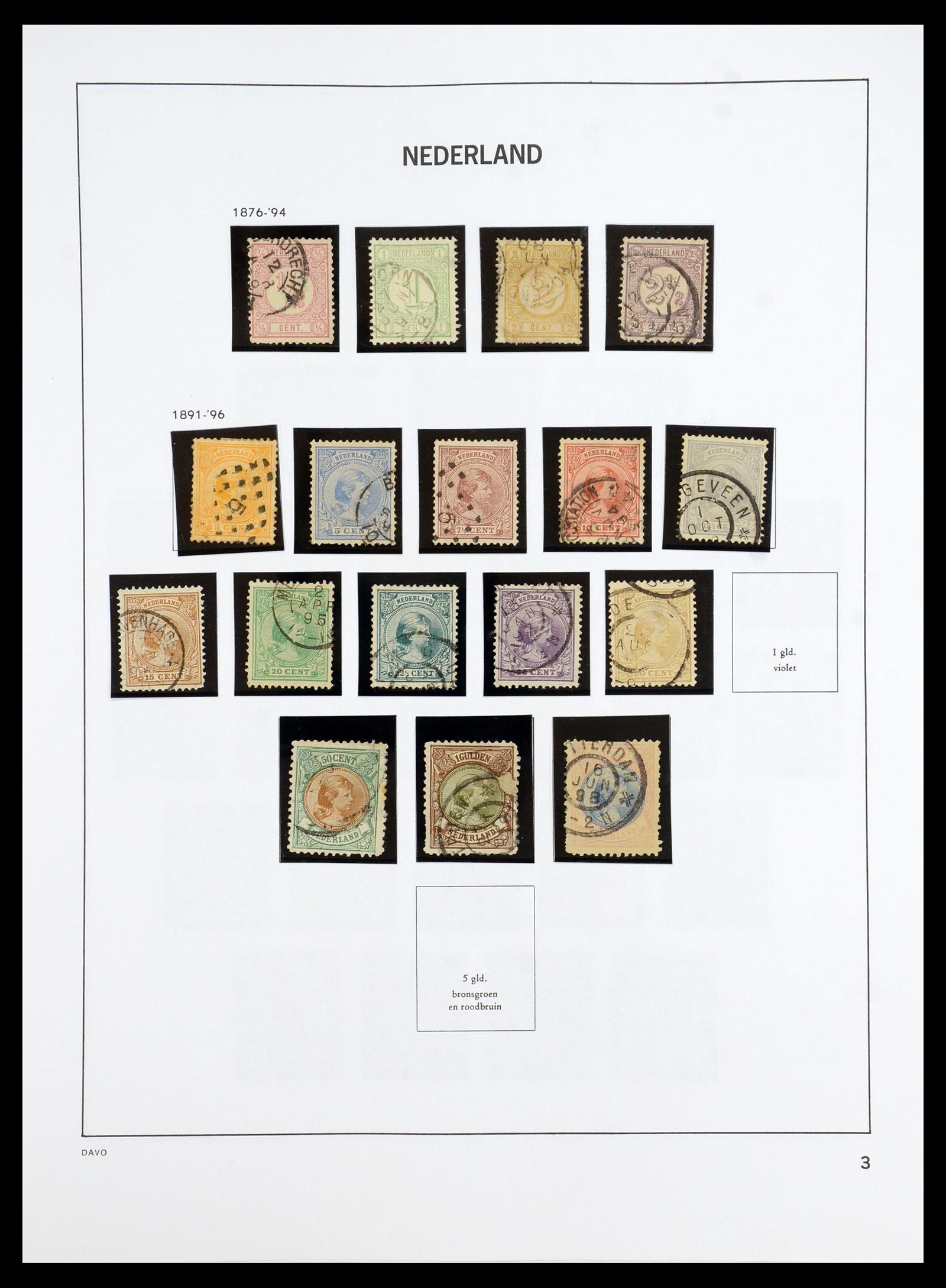 35911 004 - Postzegelverzameling 35911 Nederland 1852-1989.