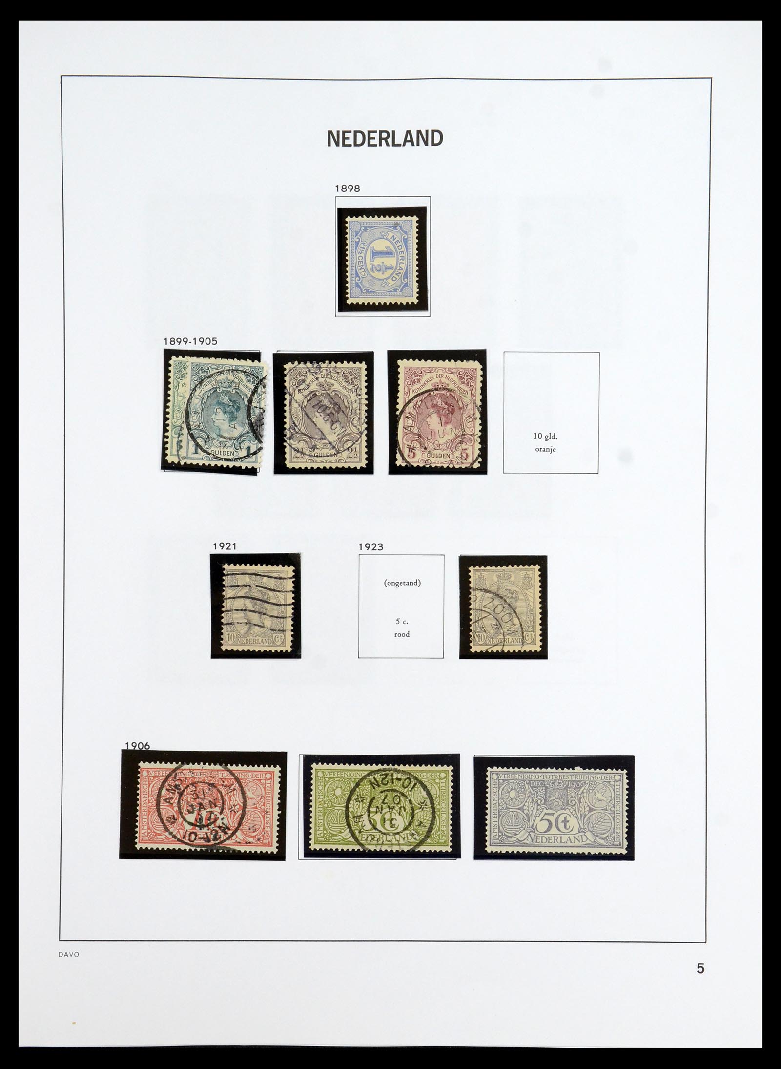 35911 006 - Postzegelverzameling 35911 Nederland 1852-1989.