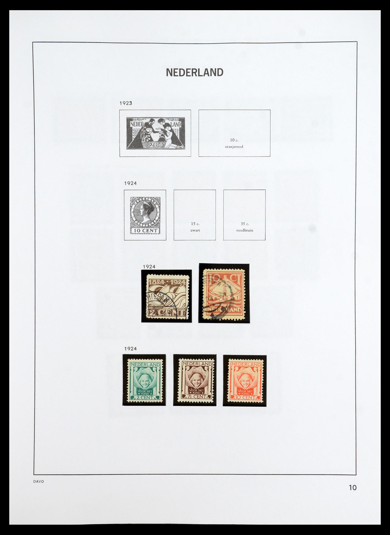 35911 011 - Postzegelverzameling 35911 Nederland 1852-1989.
