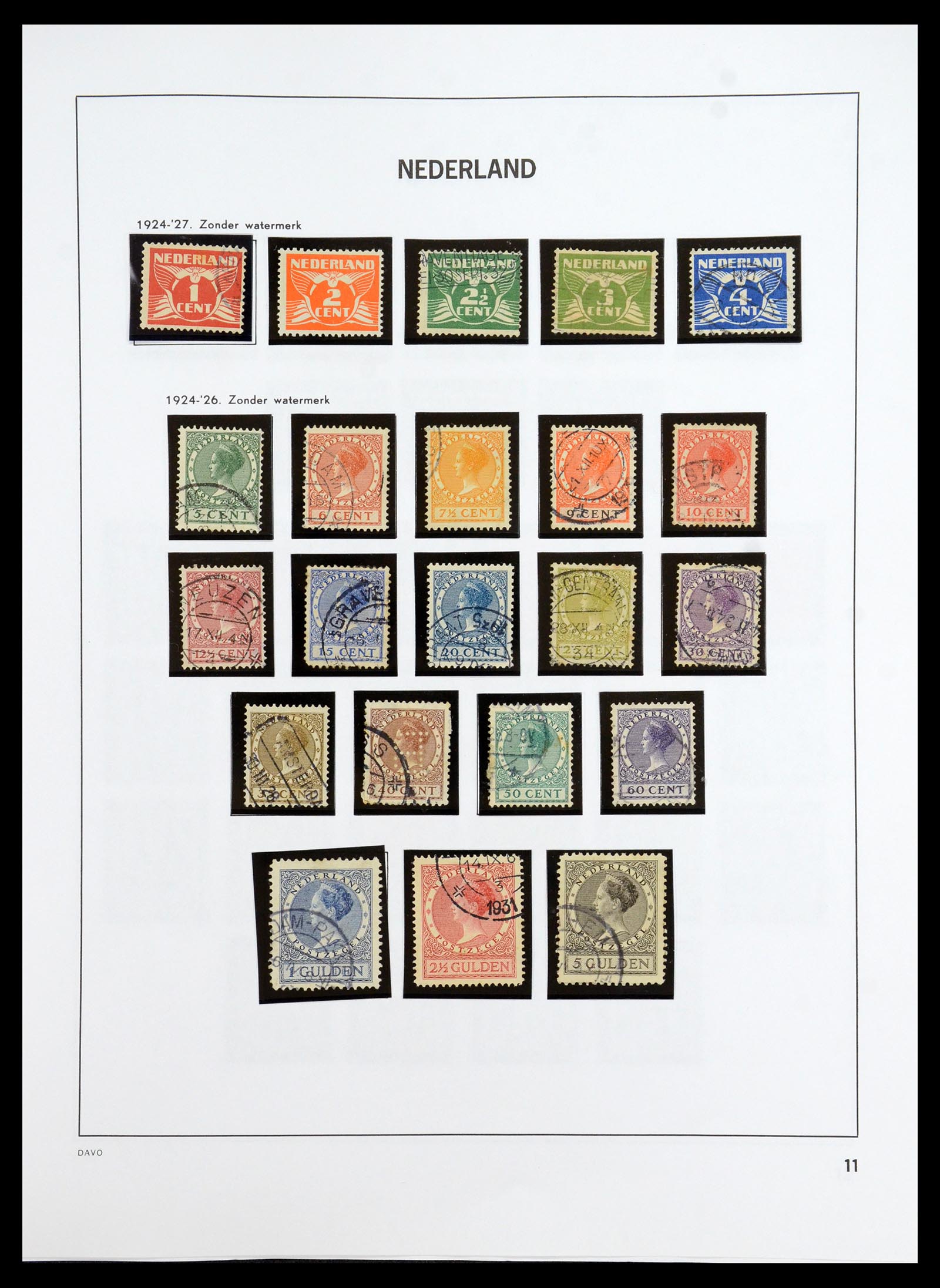 35911 012 - Postzegelverzameling 35911 Nederland 1852-1989.