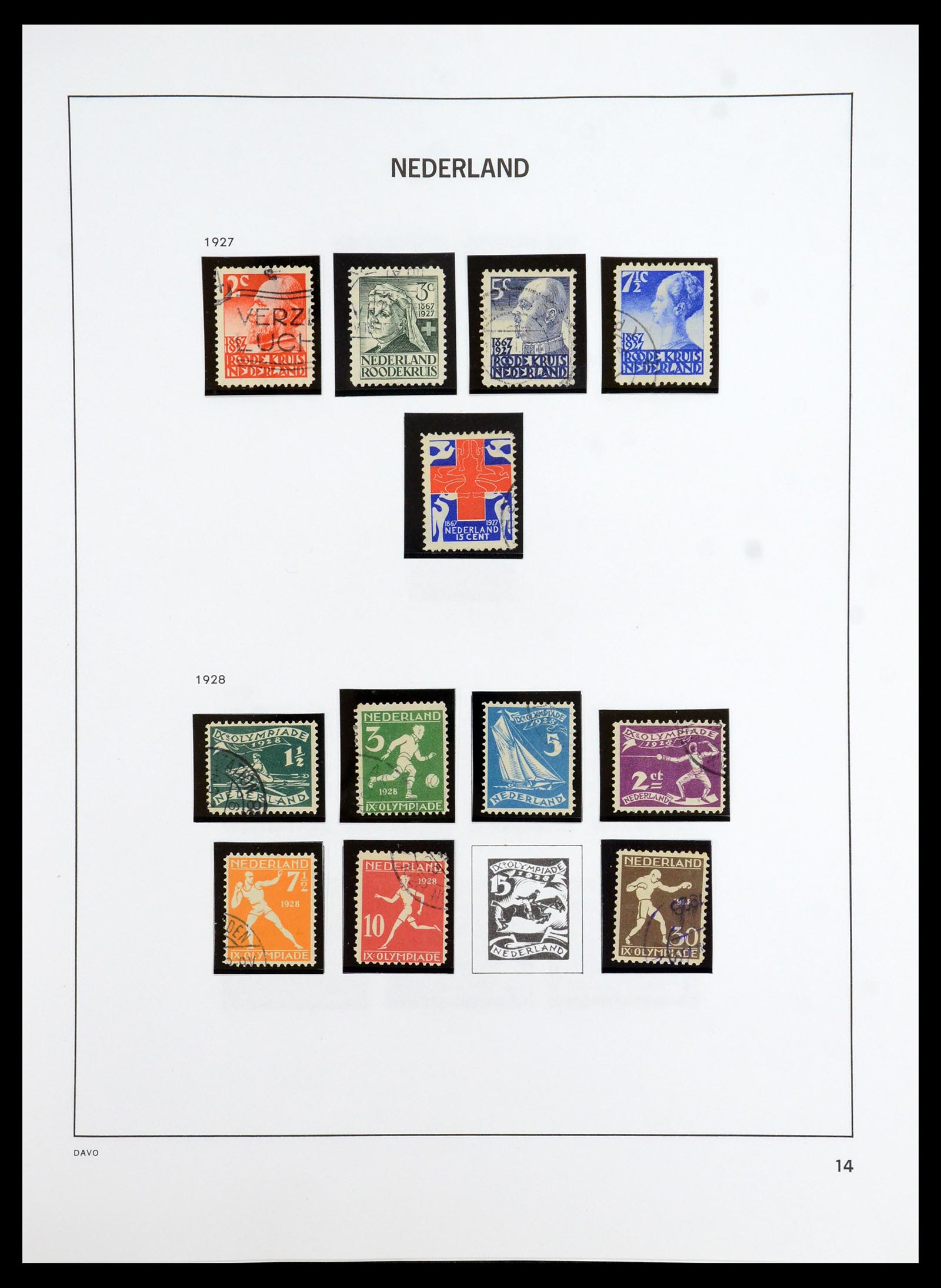 35911 015 - Postzegelverzameling 35911 Nederland 1852-1989.