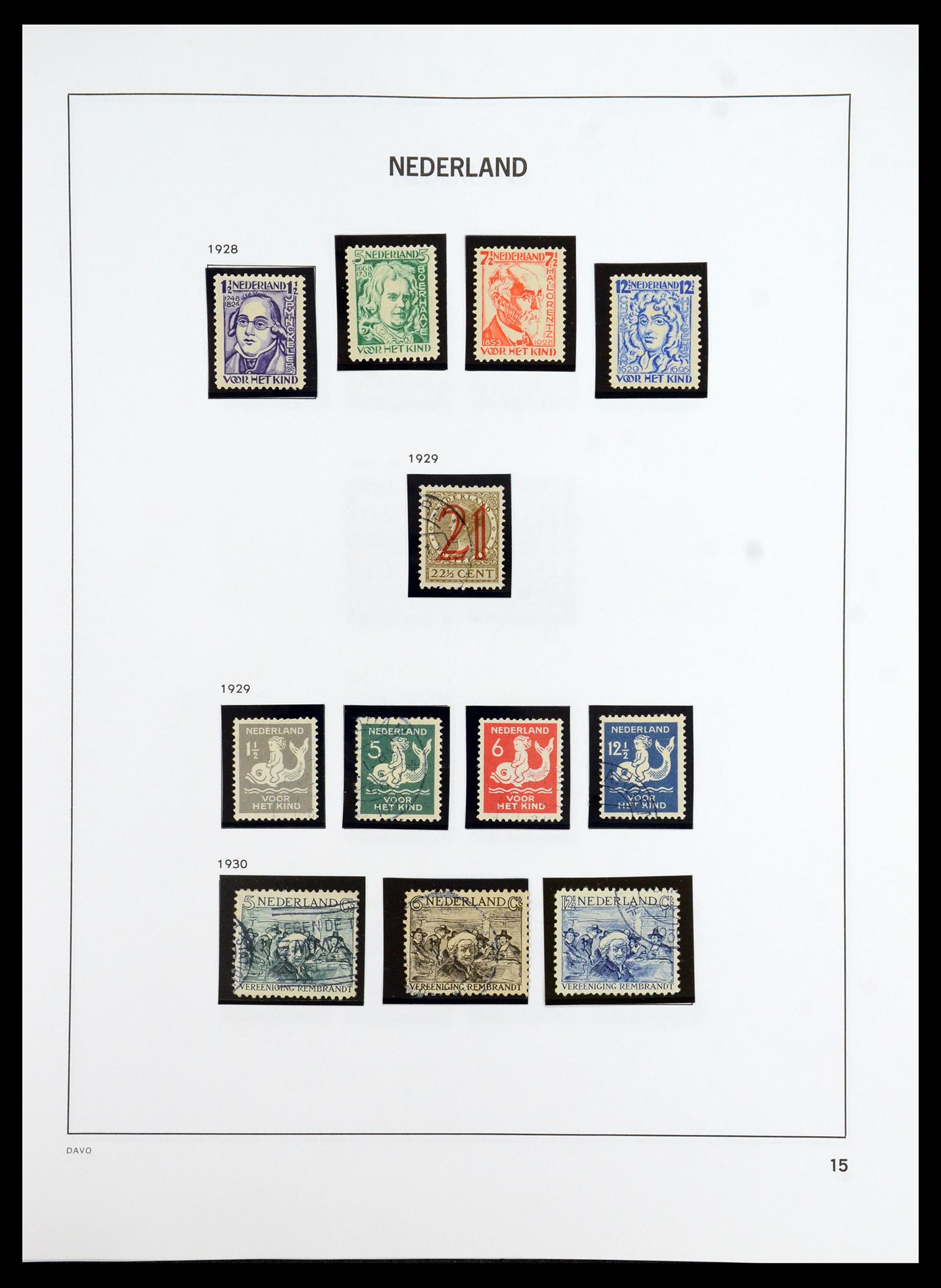 35911 016 - Postzegelverzameling 35911 Nederland 1852-1989.