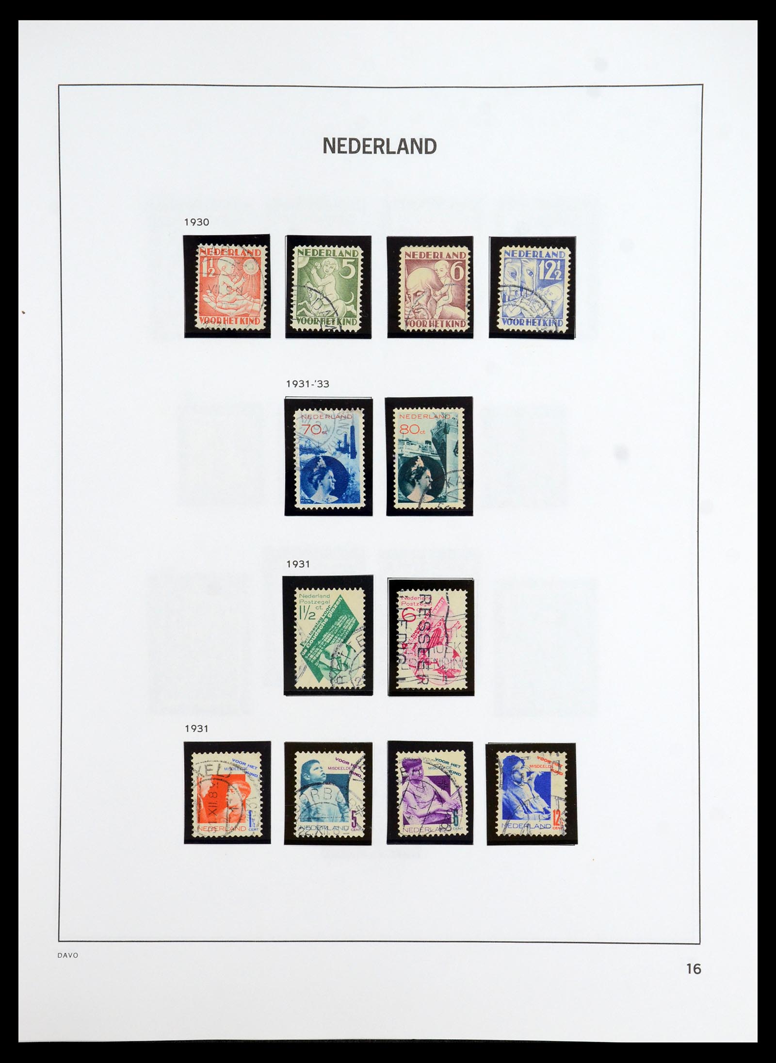 35911 017 - Postzegelverzameling 35911 Nederland 1852-1989.