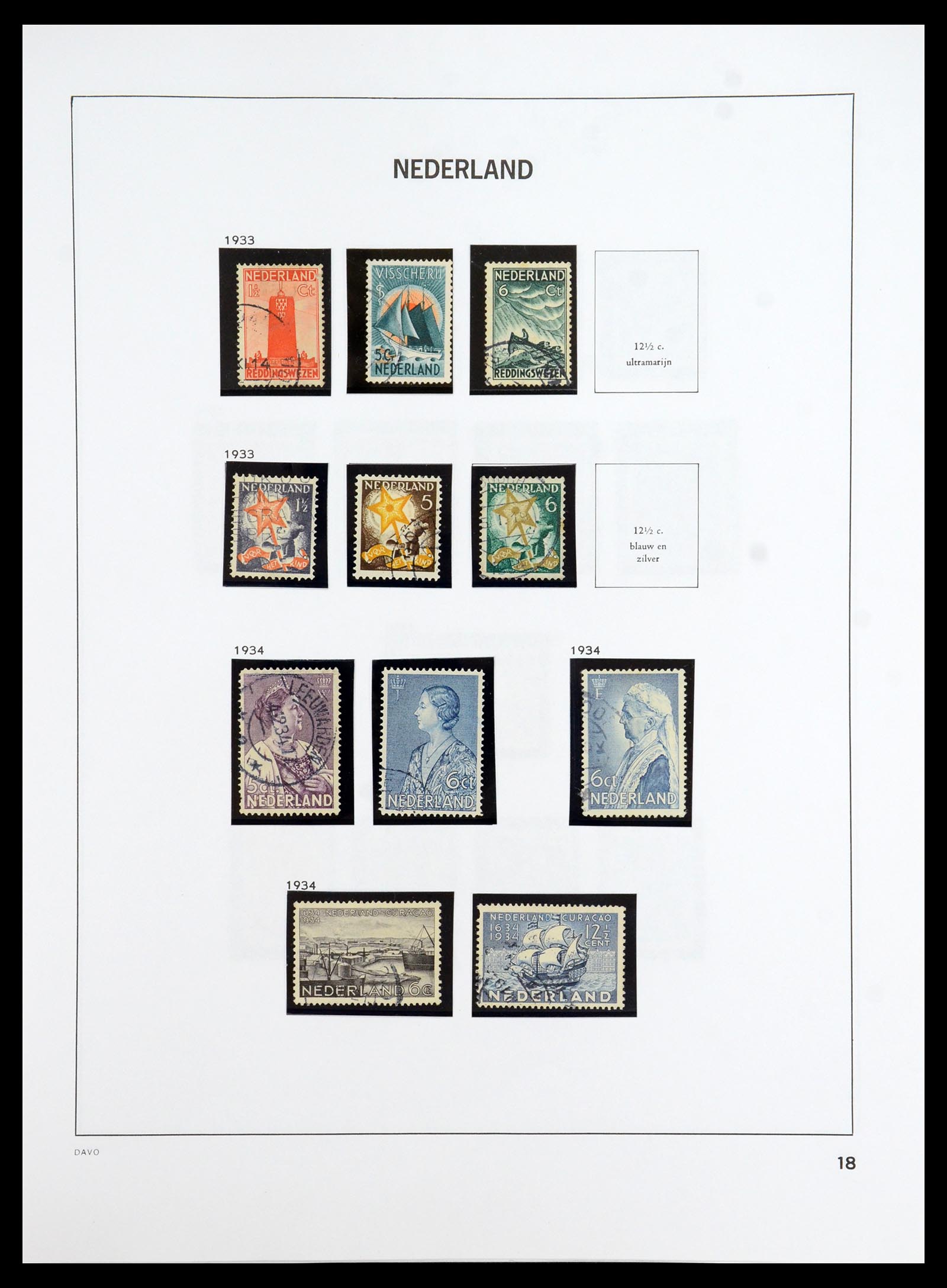 35911 019 - Postzegelverzameling 35911 Nederland 1852-1989.