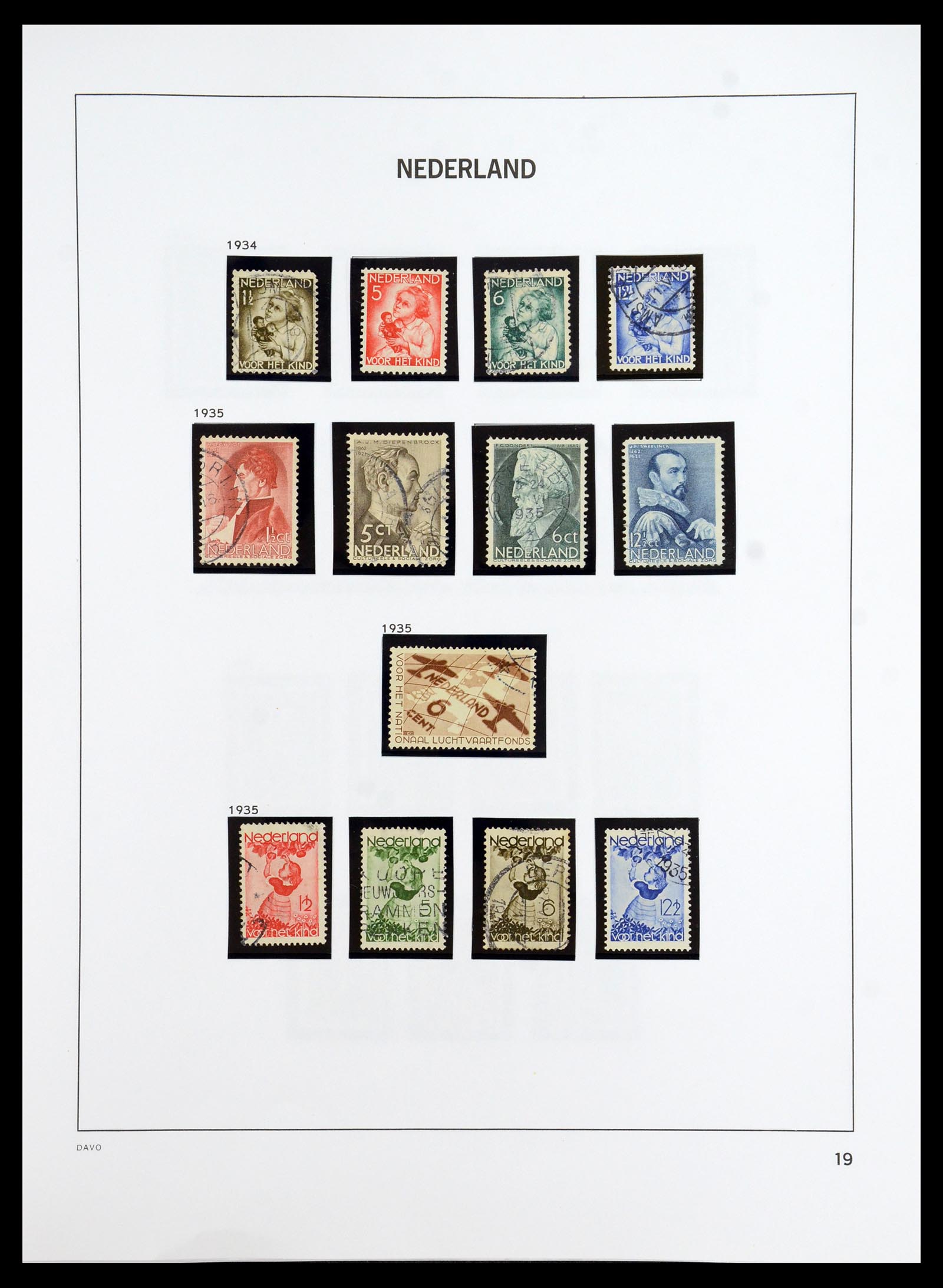 35911 020 - Postzegelverzameling 35911 Nederland 1852-1989.