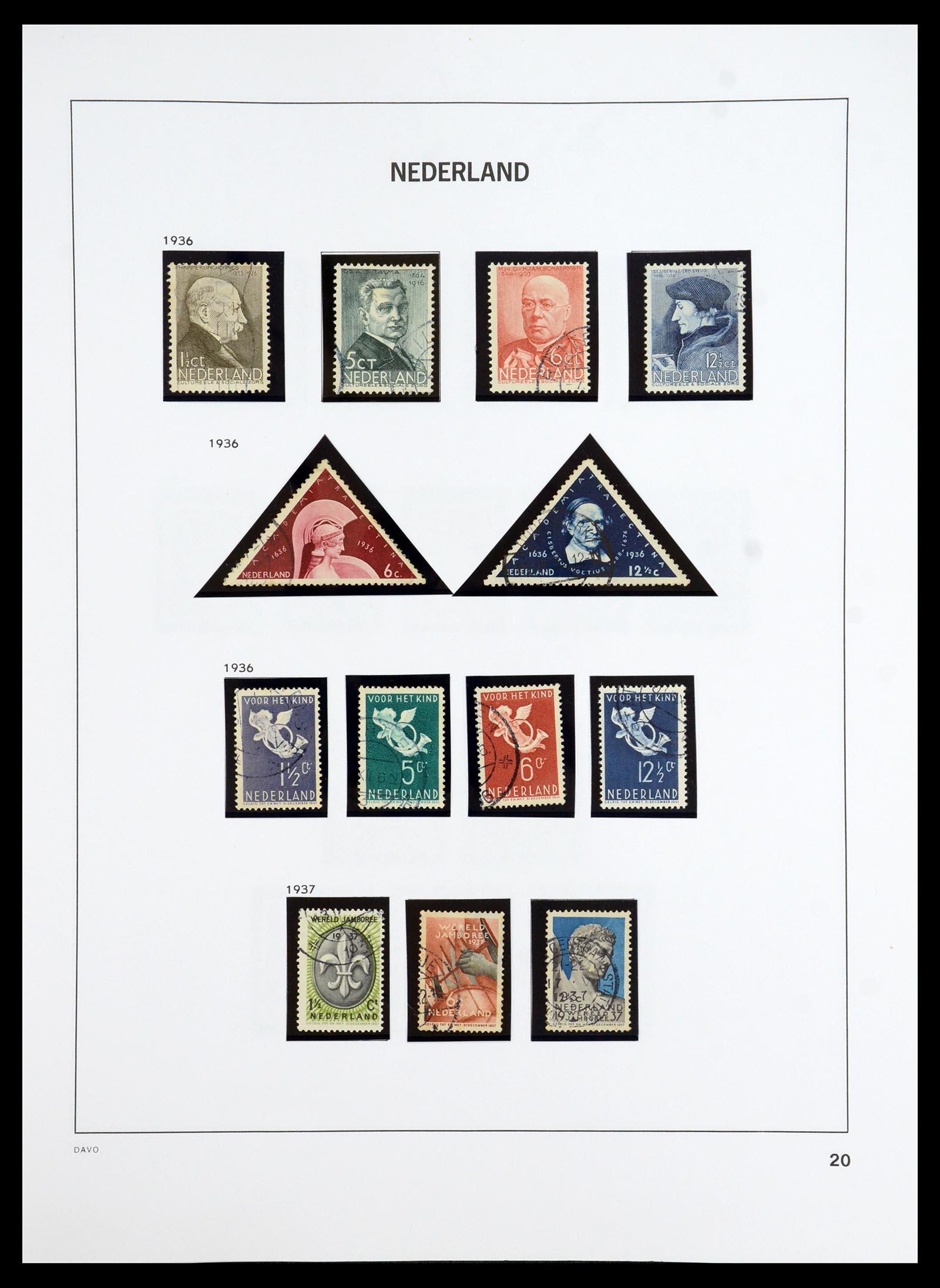 35911 021 - Postzegelverzameling 35911 Nederland 1852-1989.
