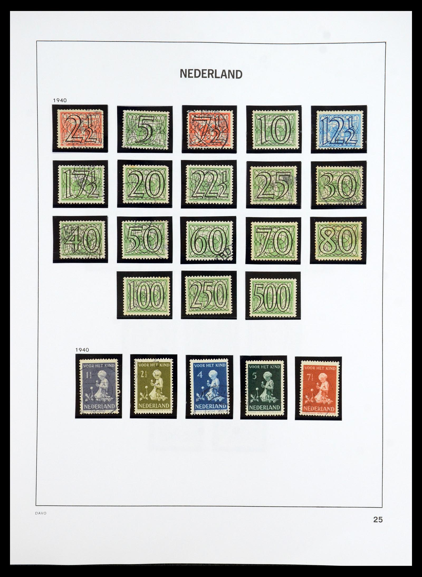35911 026 - Postzegelverzameling 35911 Nederland 1852-1989.