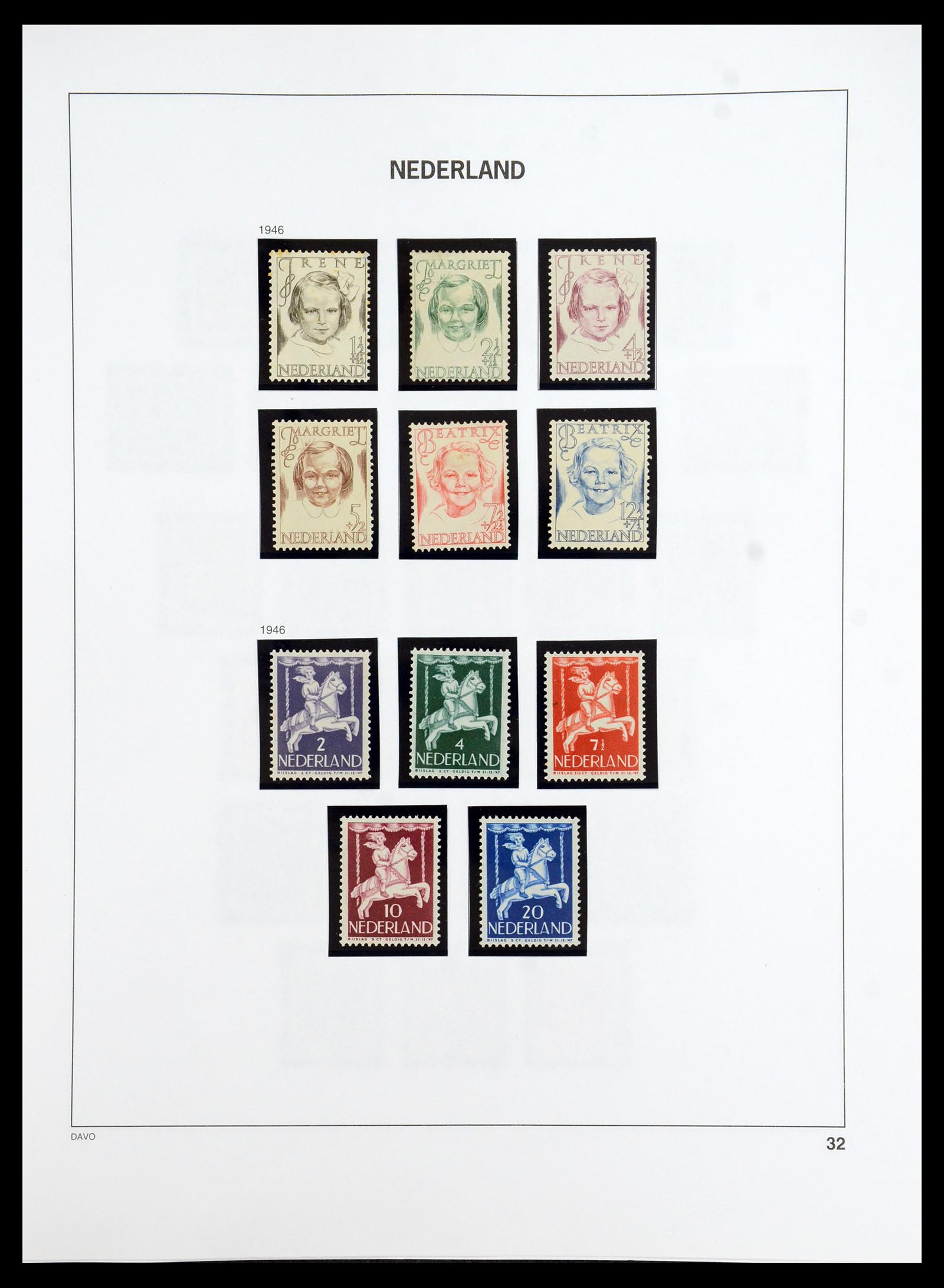 35911 032 - Postzegelverzameling 35911 Nederland 1852-1989.