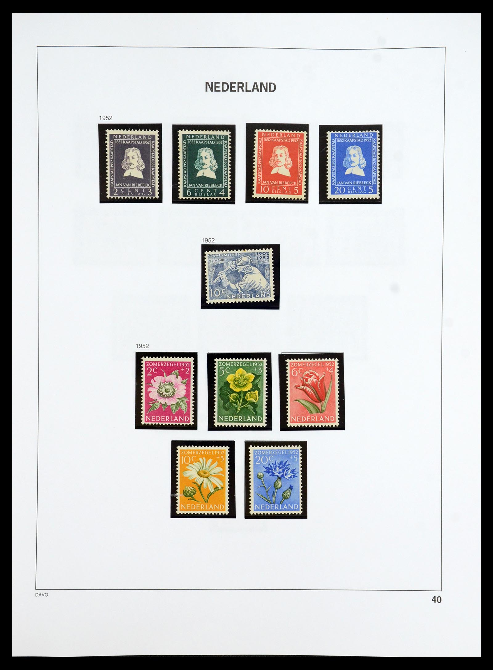 35911 040 - Postzegelverzameling 35911 Nederland 1852-1989.