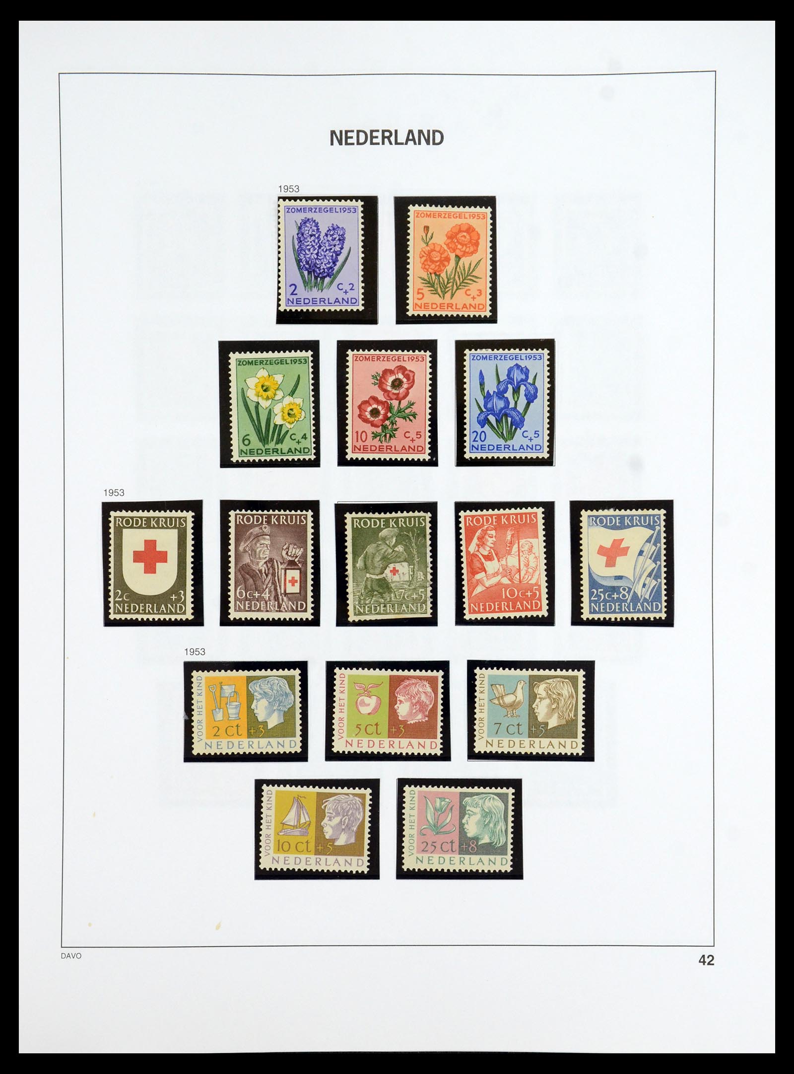 35911 042 - Postzegelverzameling 35911 Nederland 1852-1989.