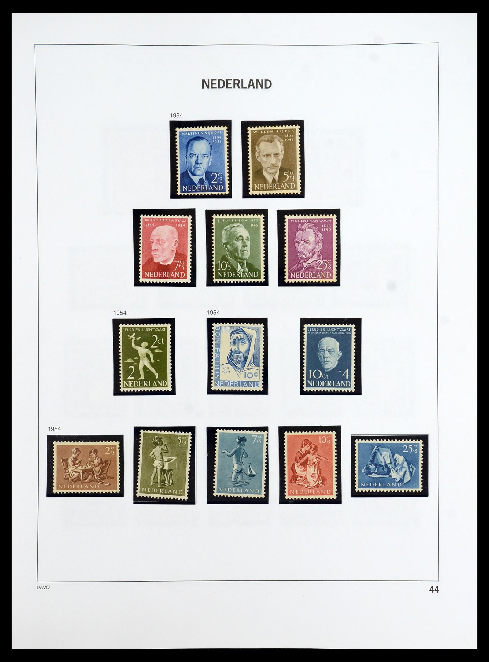 35911 045 - Postzegelverzameling 35911 Nederland 1852-1989.