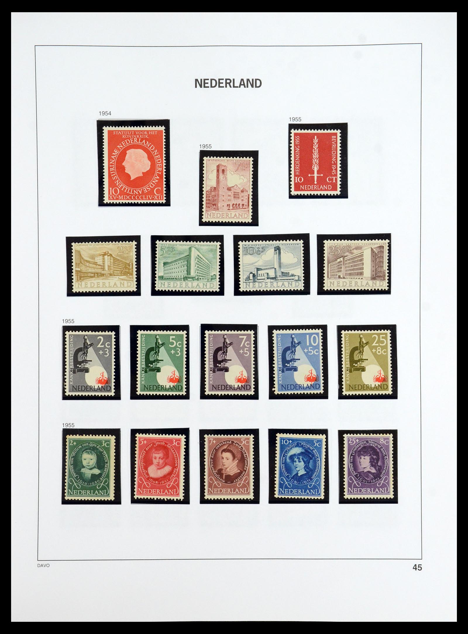 35911 046 - Postzegelverzameling 35911 Nederland 1852-1989.