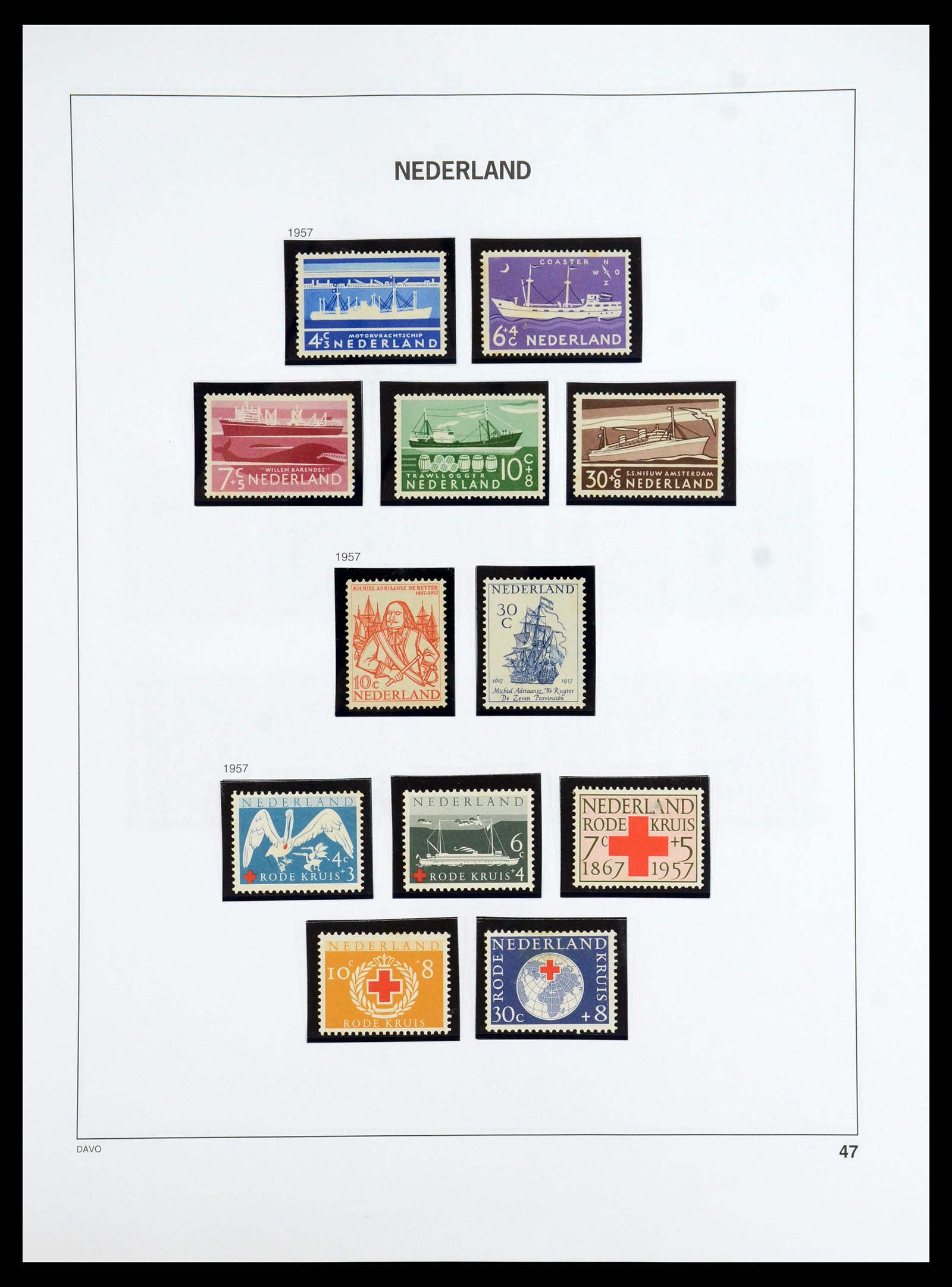 35911 048 - Postzegelverzameling 35911 Nederland 1852-1989.