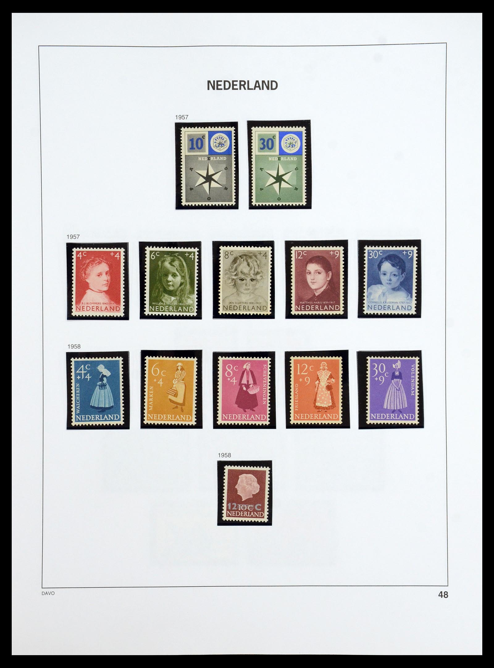 35911 049 - Postzegelverzameling 35911 Nederland 1852-1989.