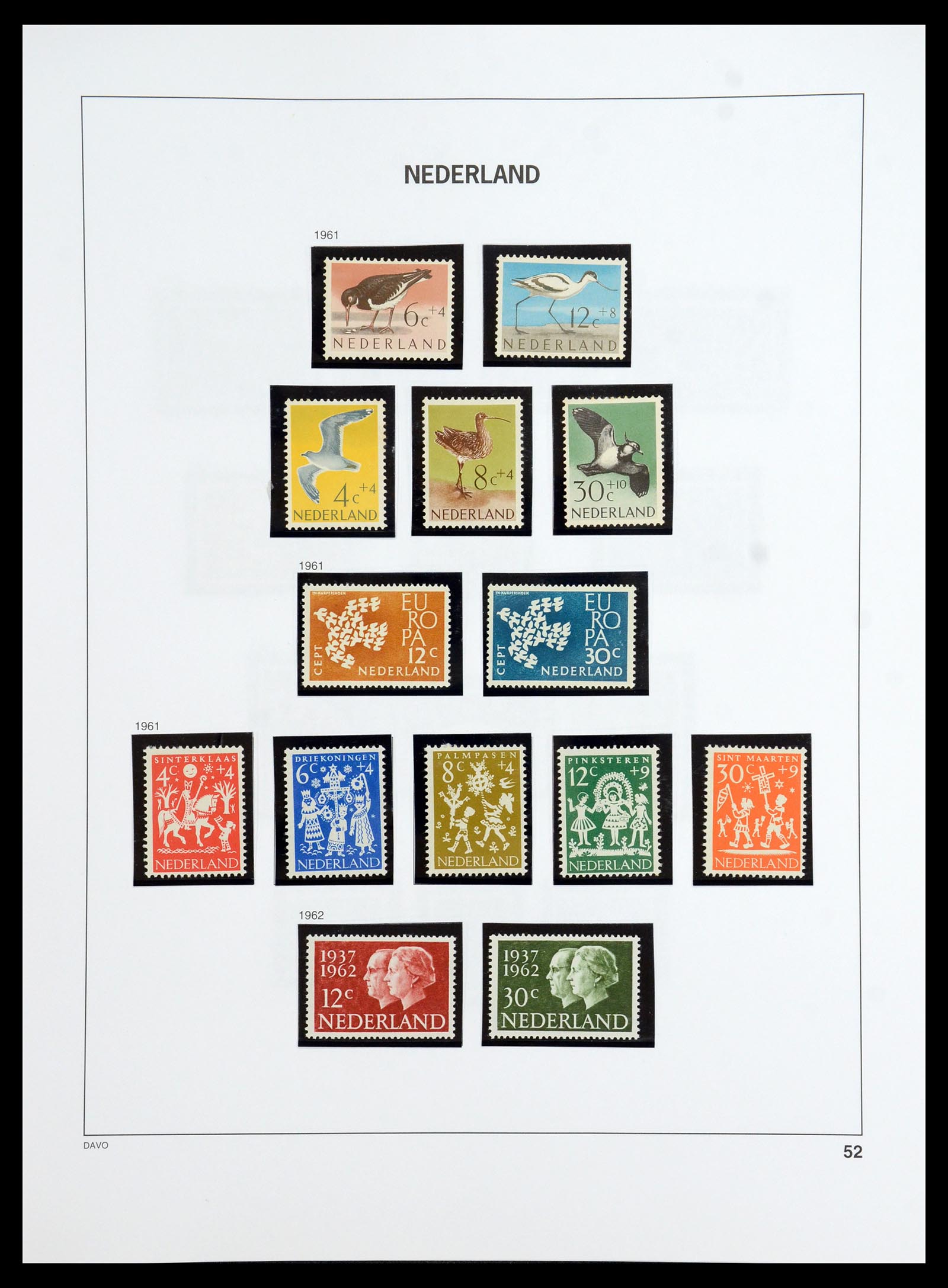 35911 053 - Postzegelverzameling 35911 Nederland 1852-1989.