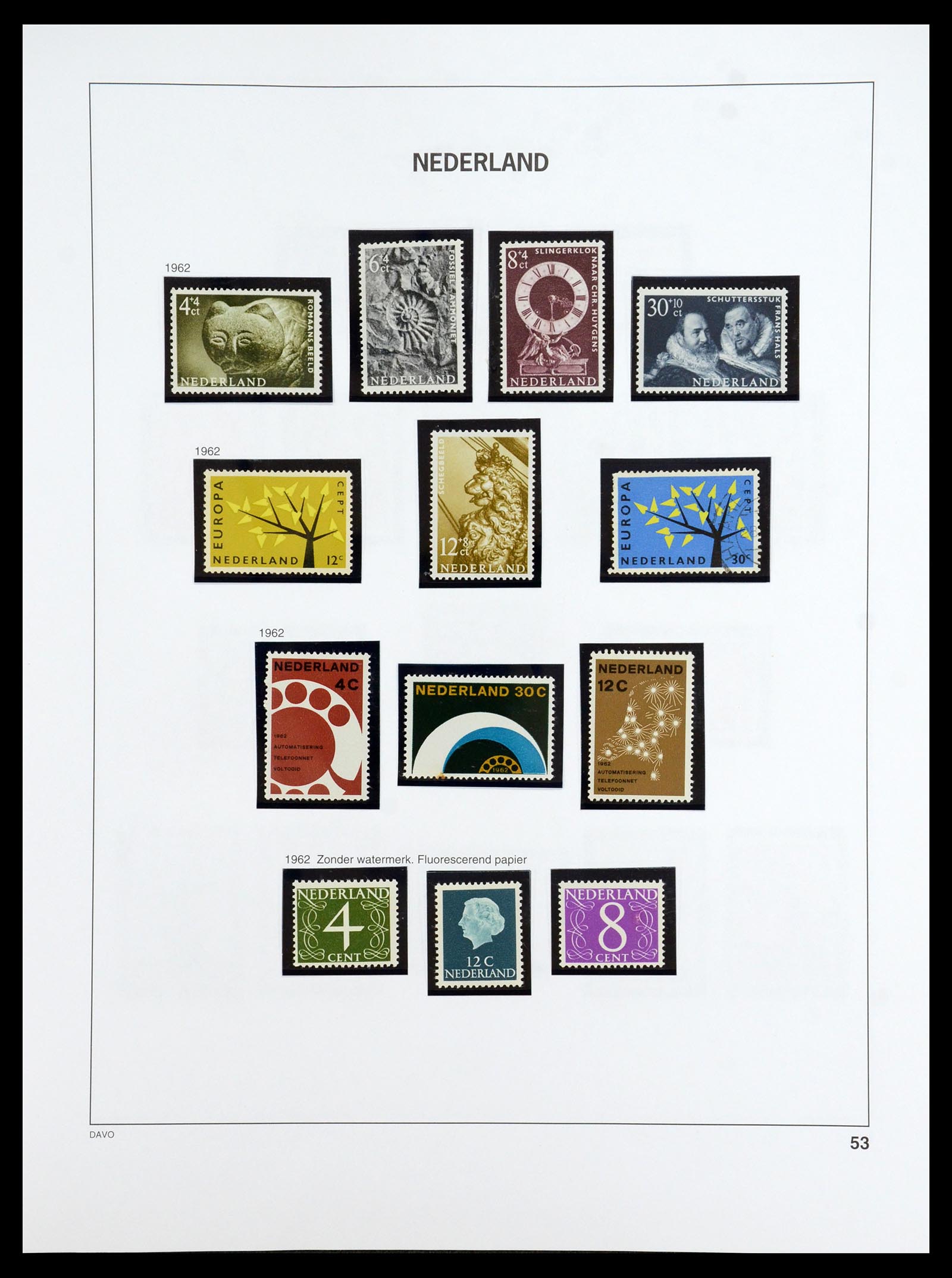 35911 054 - Postzegelverzameling 35911 Nederland 1852-1989.