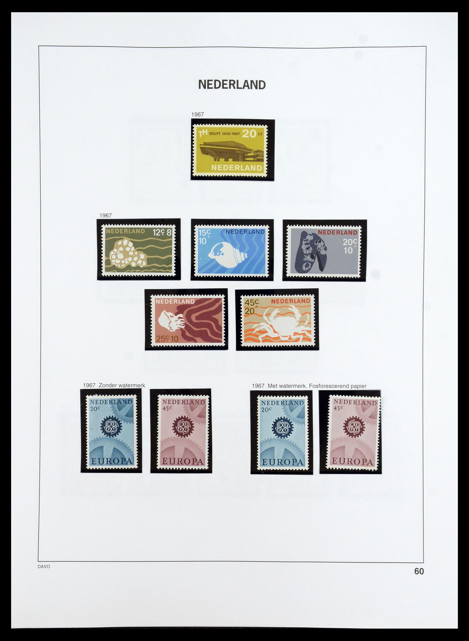 35911 061 - Postzegelverzameling 35911 Nederland 1852-1989.