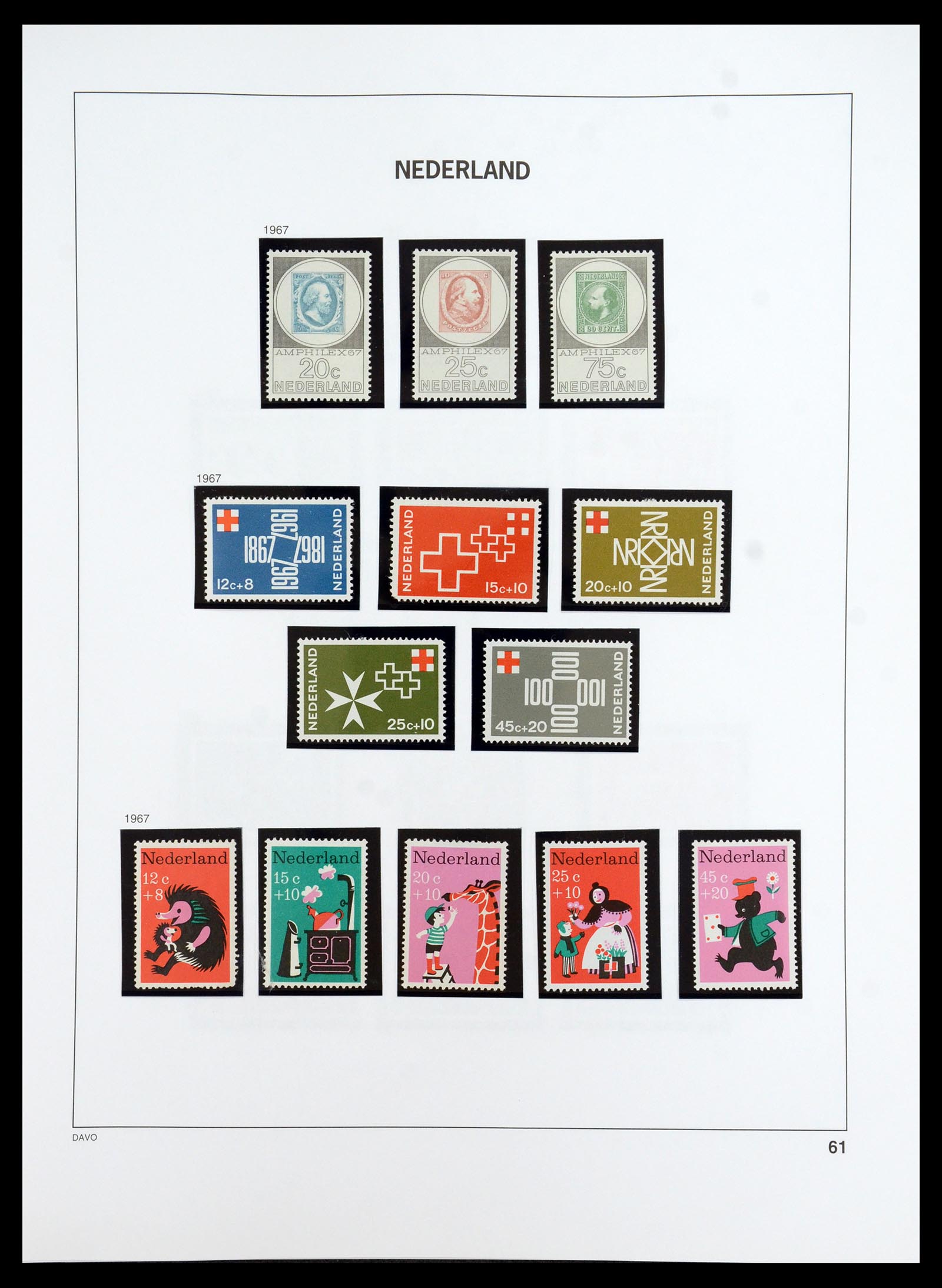 35911 062 - Postzegelverzameling 35911 Nederland 1852-1989.