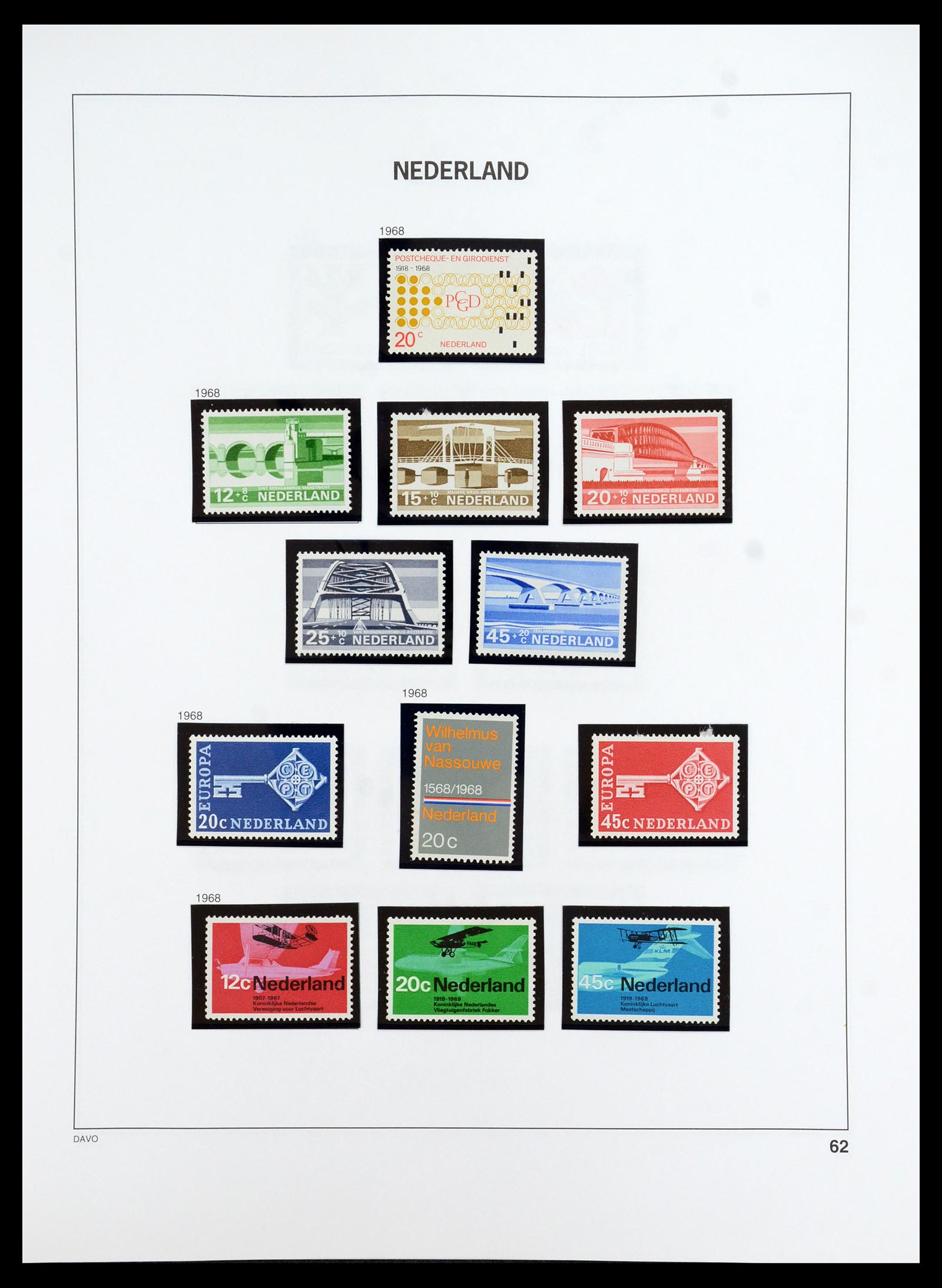 35911 063 - Postzegelverzameling 35911 Nederland 1852-1989.