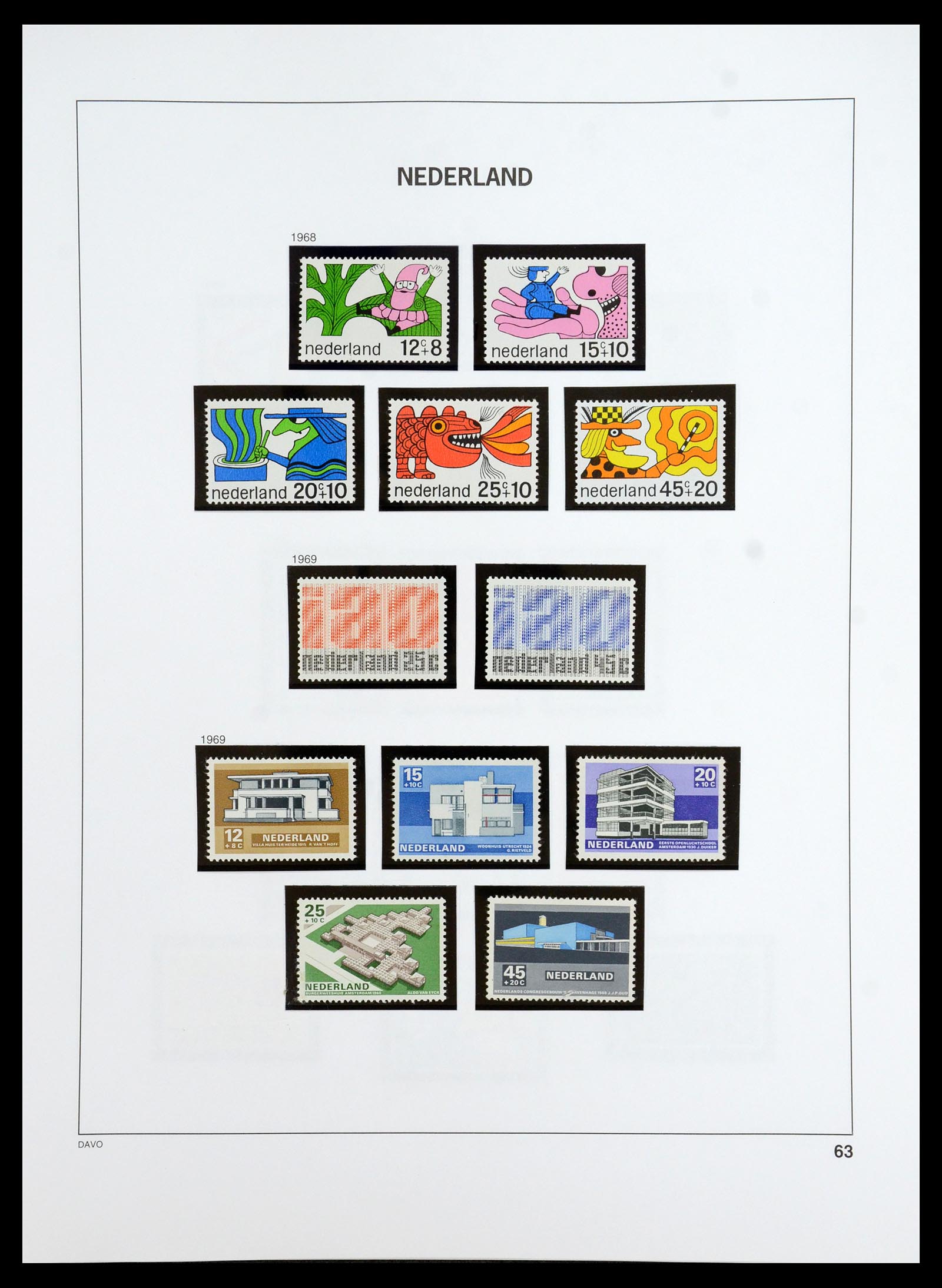 35911 064 - Postzegelverzameling 35911 Nederland 1852-1989.