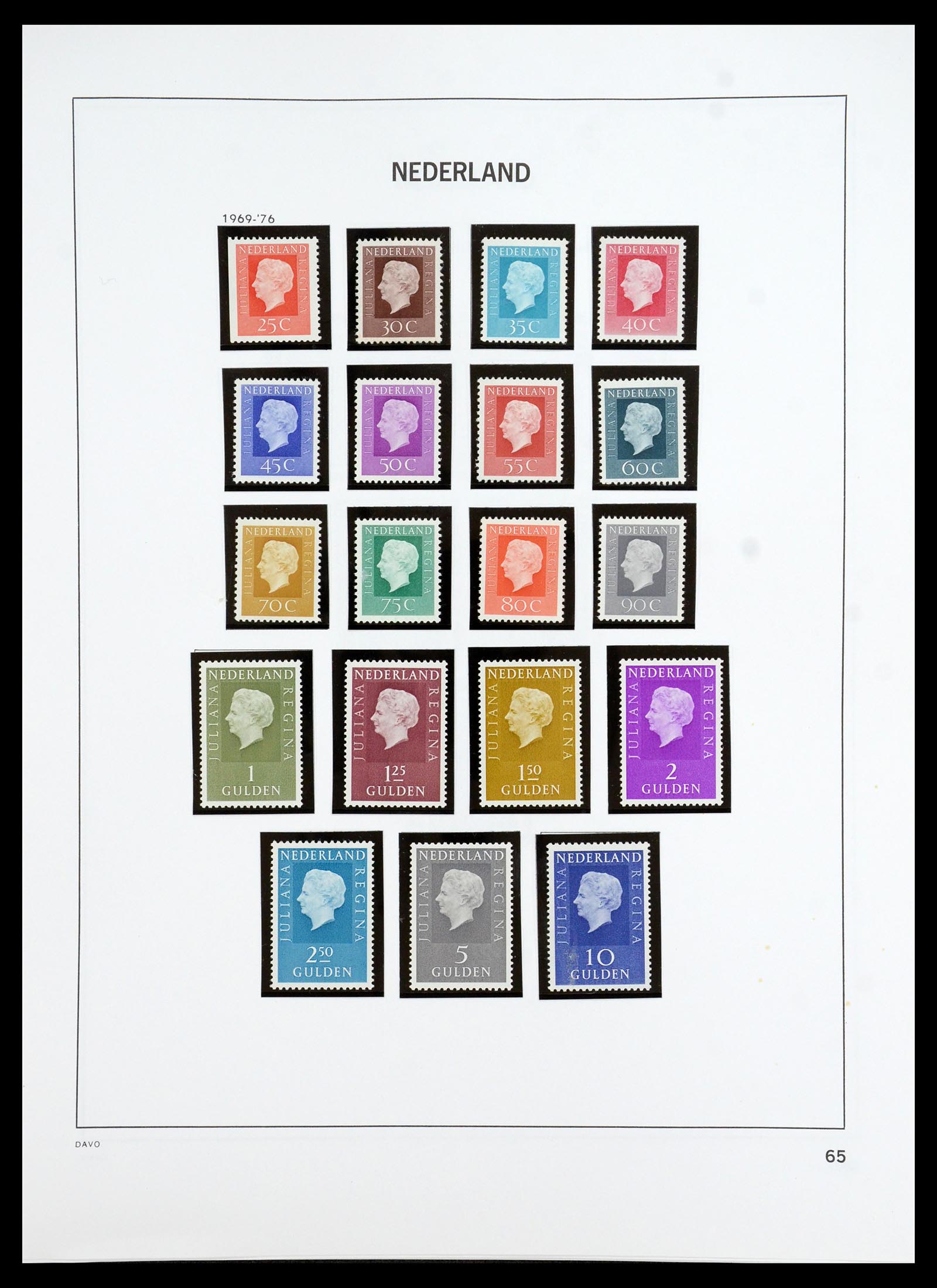 35911 066 - Postzegelverzameling 35911 Nederland 1852-1989.