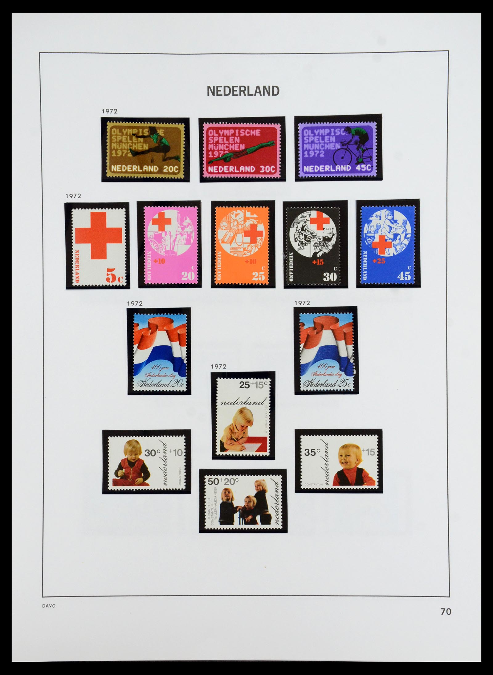 35911 072 - Postzegelverzameling 35911 Nederland 1852-1989.