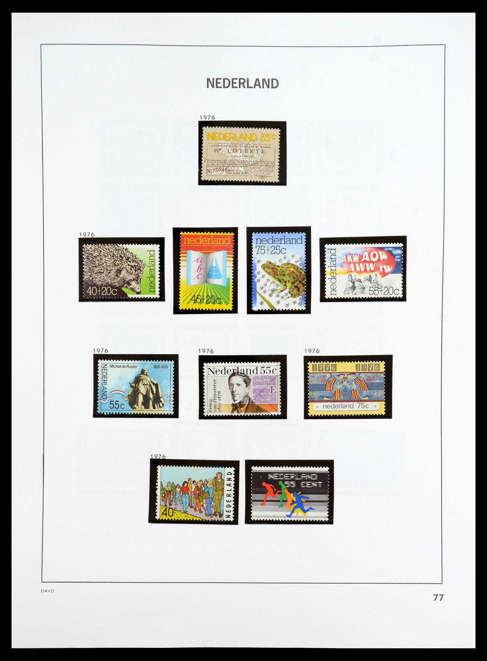 35911 079 - Postzegelverzameling 35911 Nederland 1852-1989.