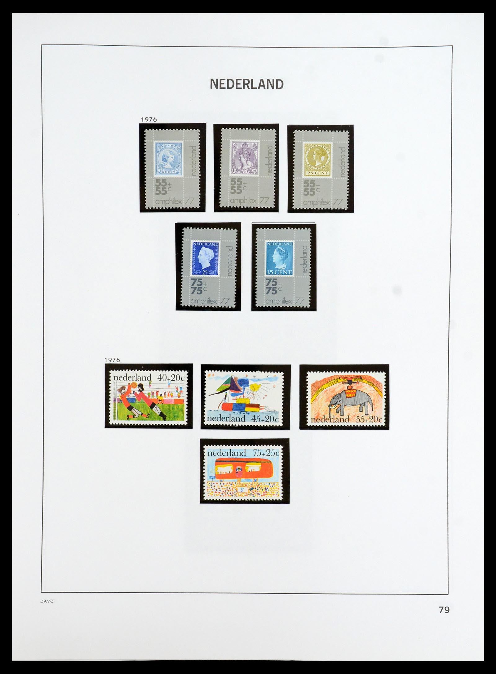 35911 081 - Postzegelverzameling 35911 Nederland 1852-1989.