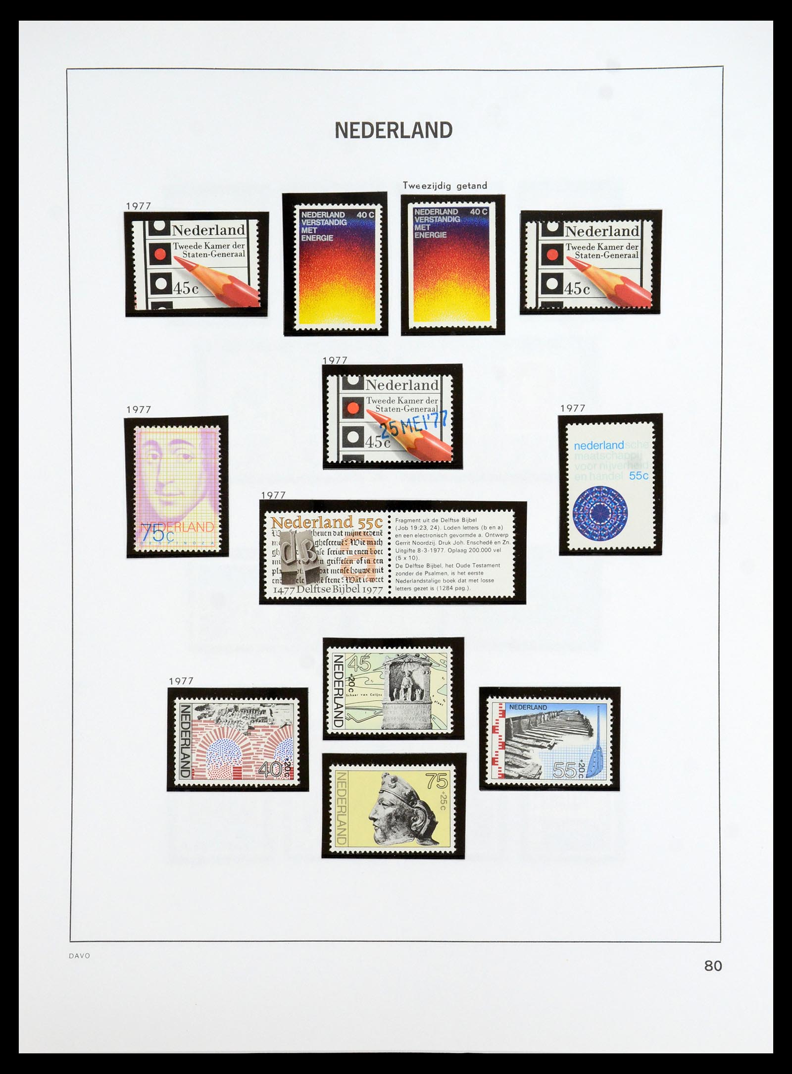 35911 083 - Postzegelverzameling 35911 Nederland 1852-1989.
