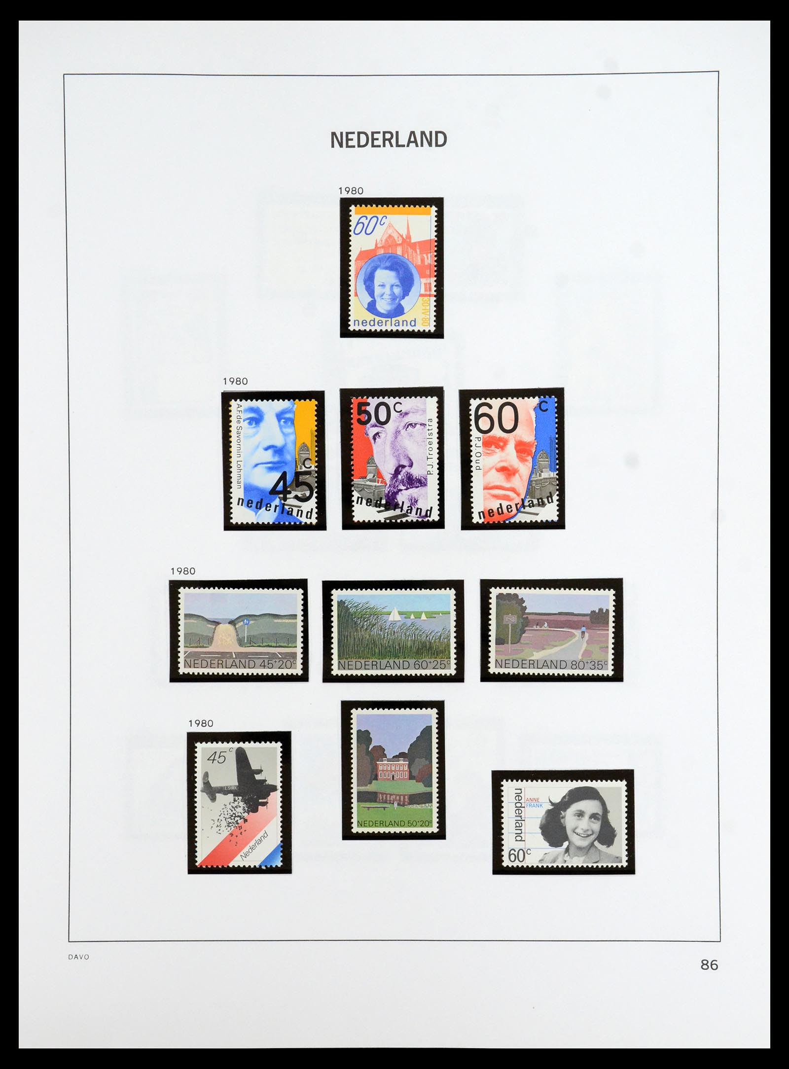 35911 089 - Postzegelverzameling 35911 Nederland 1852-1989.