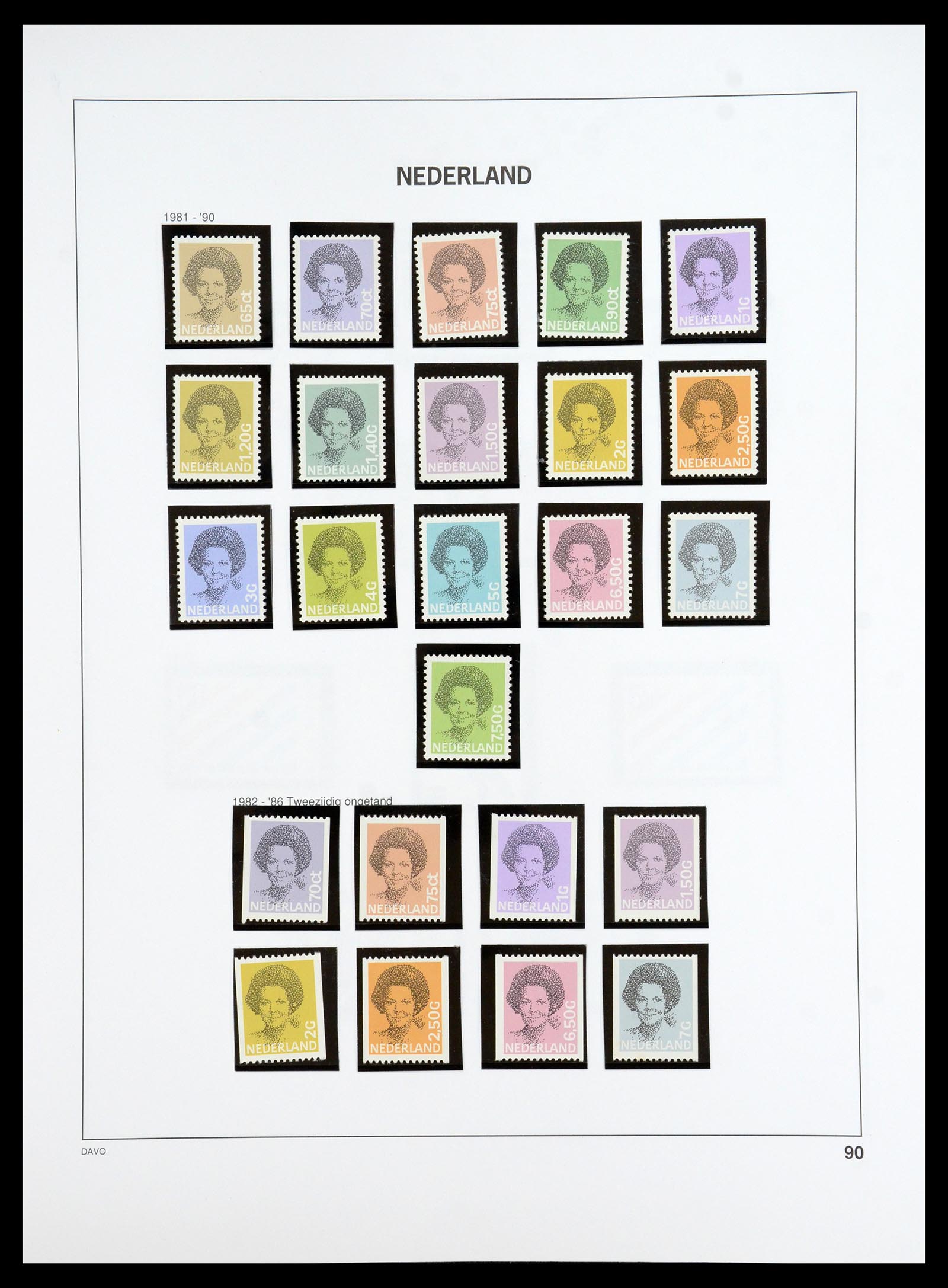 35911 093 - Postzegelverzameling 35911 Nederland 1852-1989.